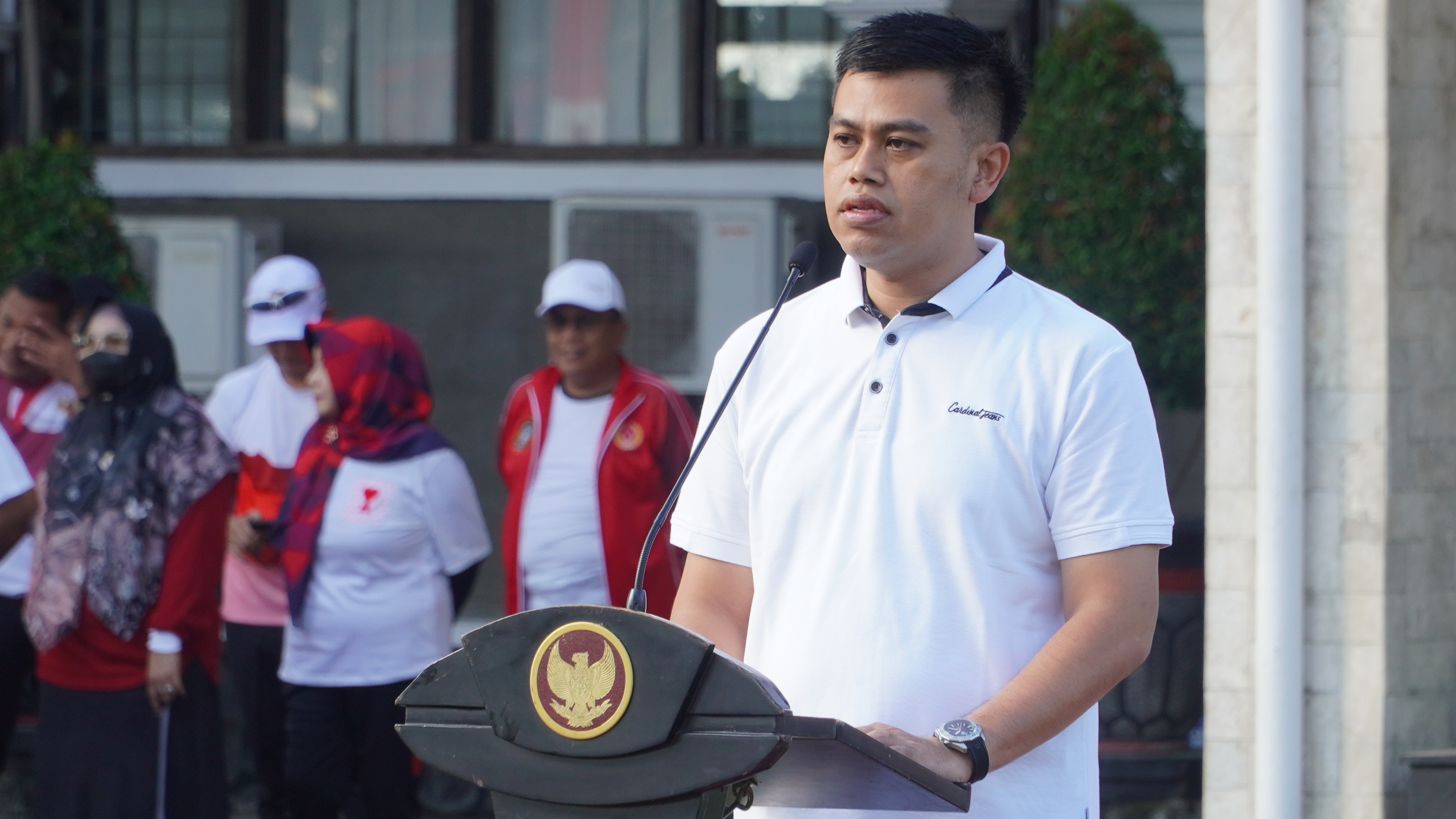 1 Agustus 2025-Senam bersama ASN Pemkot Blitar &amp;amp; Apel Gabungan Pengarahan Walikota Blitar tentang Bhakti Sosial Kerja Bakti
