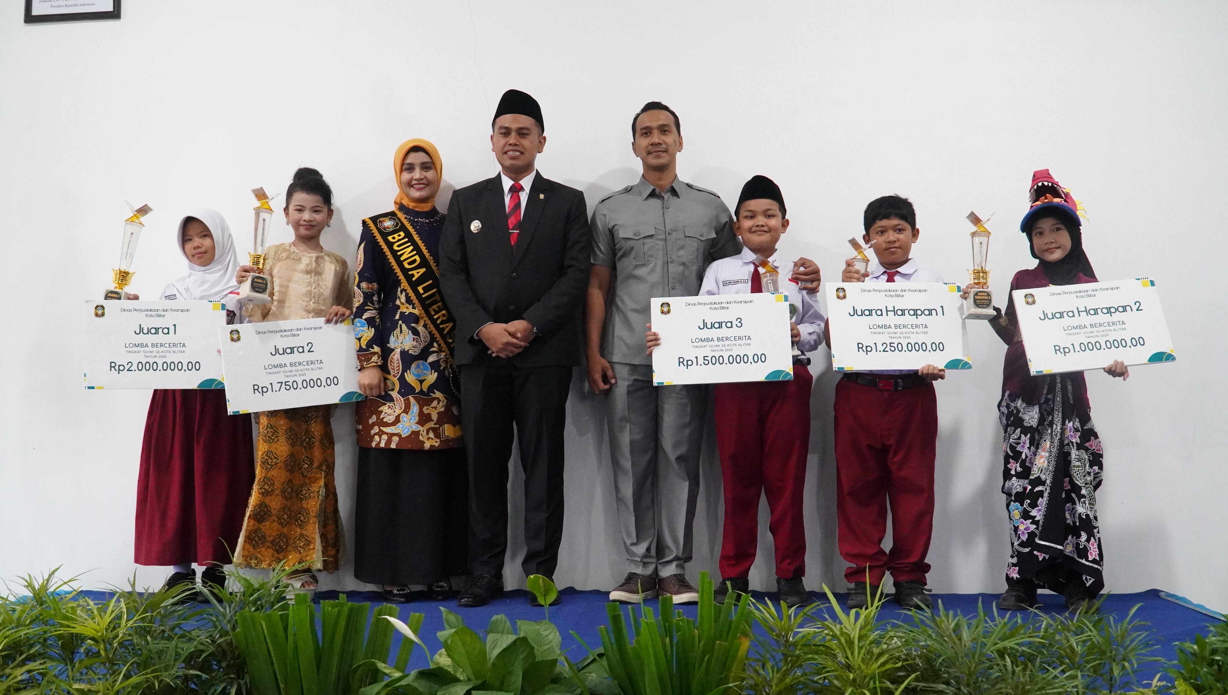 28 Oktober 2025 - Pengukuhan BUNDA LITERASI di Aula Prada Wisesa Dispursip