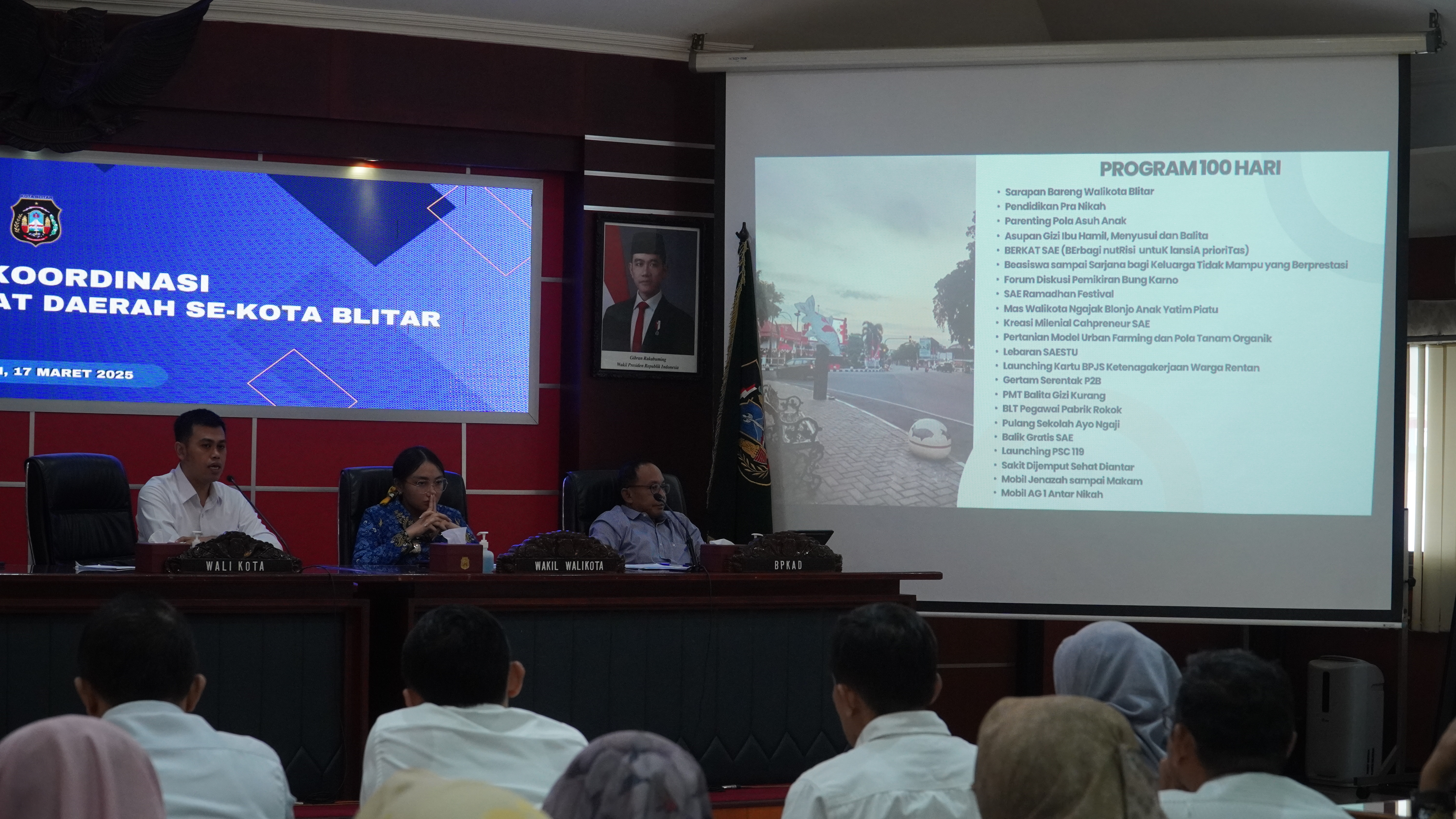 17 Maret 2025 - Rapat bersama OPD di ruang Sasana Praja