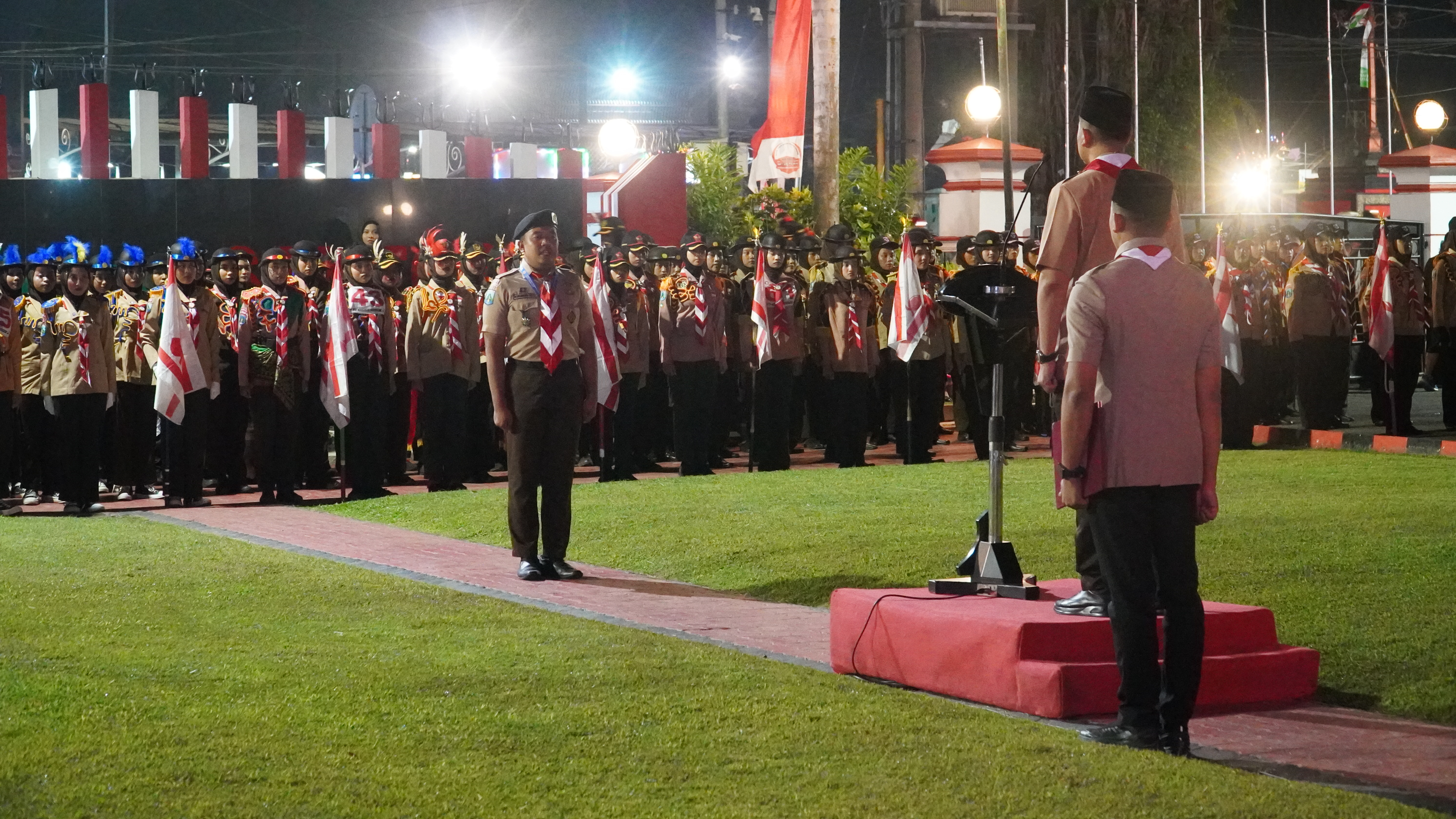 1 Agustus 2025-Pemberangkatan Kirab Pandu Praja Patria KE-XIX Tahun 2025 se-Blitar Raya Open