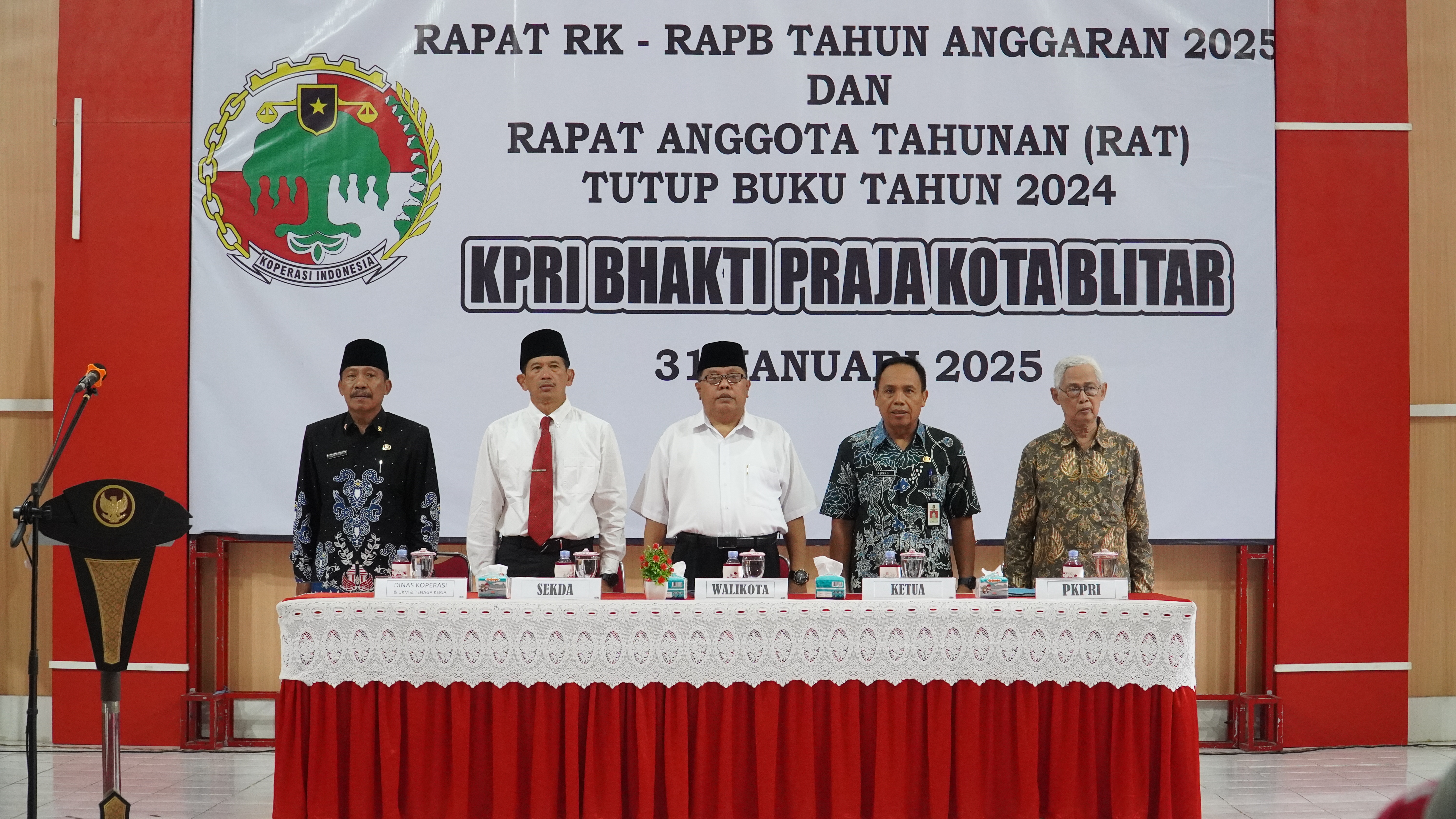 31 Januari 2025 - Rapat Anggota Tahunan KPRI BHAKTI PRAJA