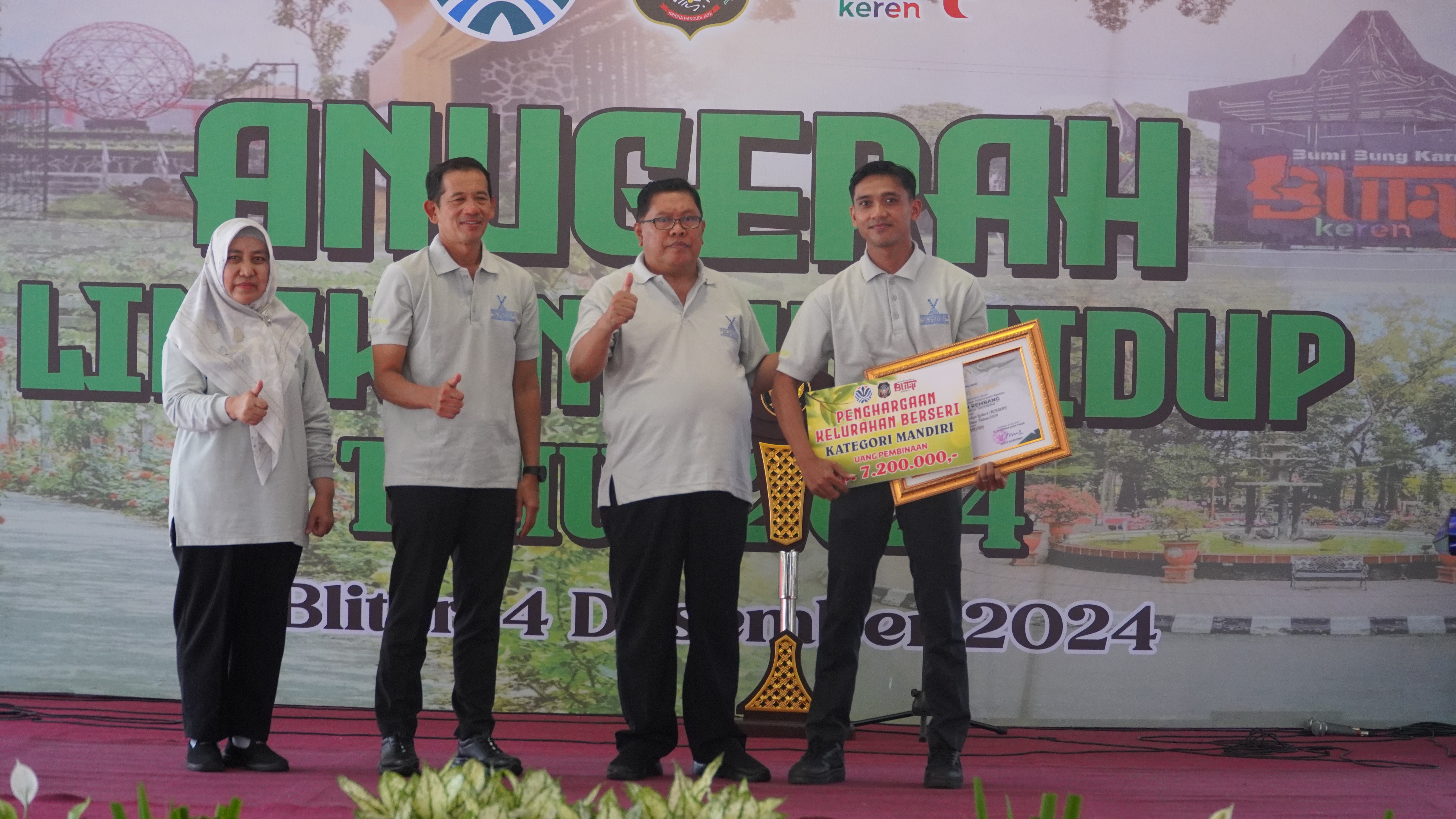 4 Desember 2024 -  Penghargaan LINGKUNGAN HIDUP 2024 di Taman Kebon Rojo
