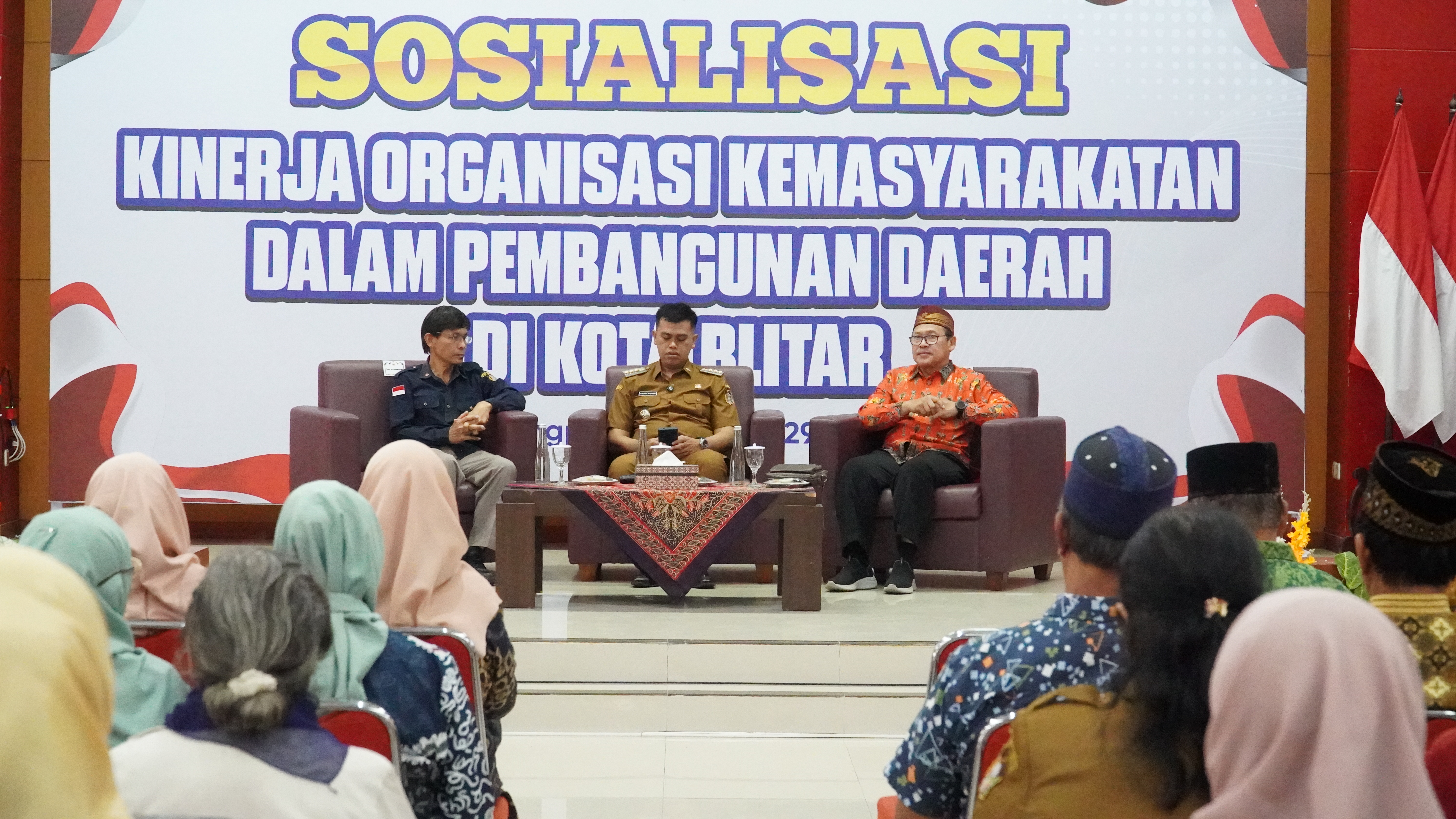 29 Juli 2025-Pembukaan Sosialisasi Peran Kerja Organisasi Kemasyarakatan Dalam Pembangunan Daerah di Kota Blitar