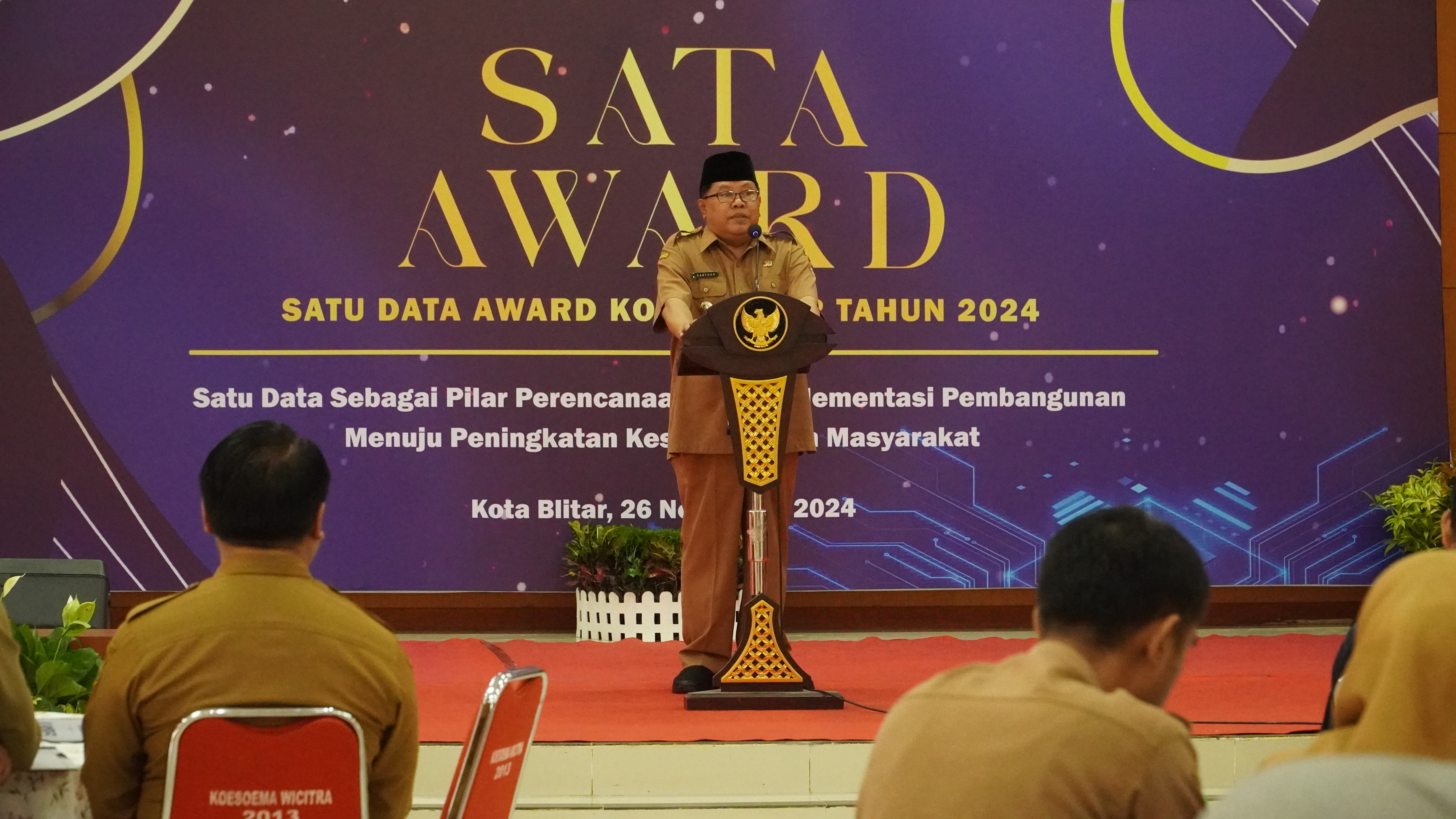 26 November 2024 -  Penganugerahan SATU DATA AWARD Kota Blitar Tahun 2024