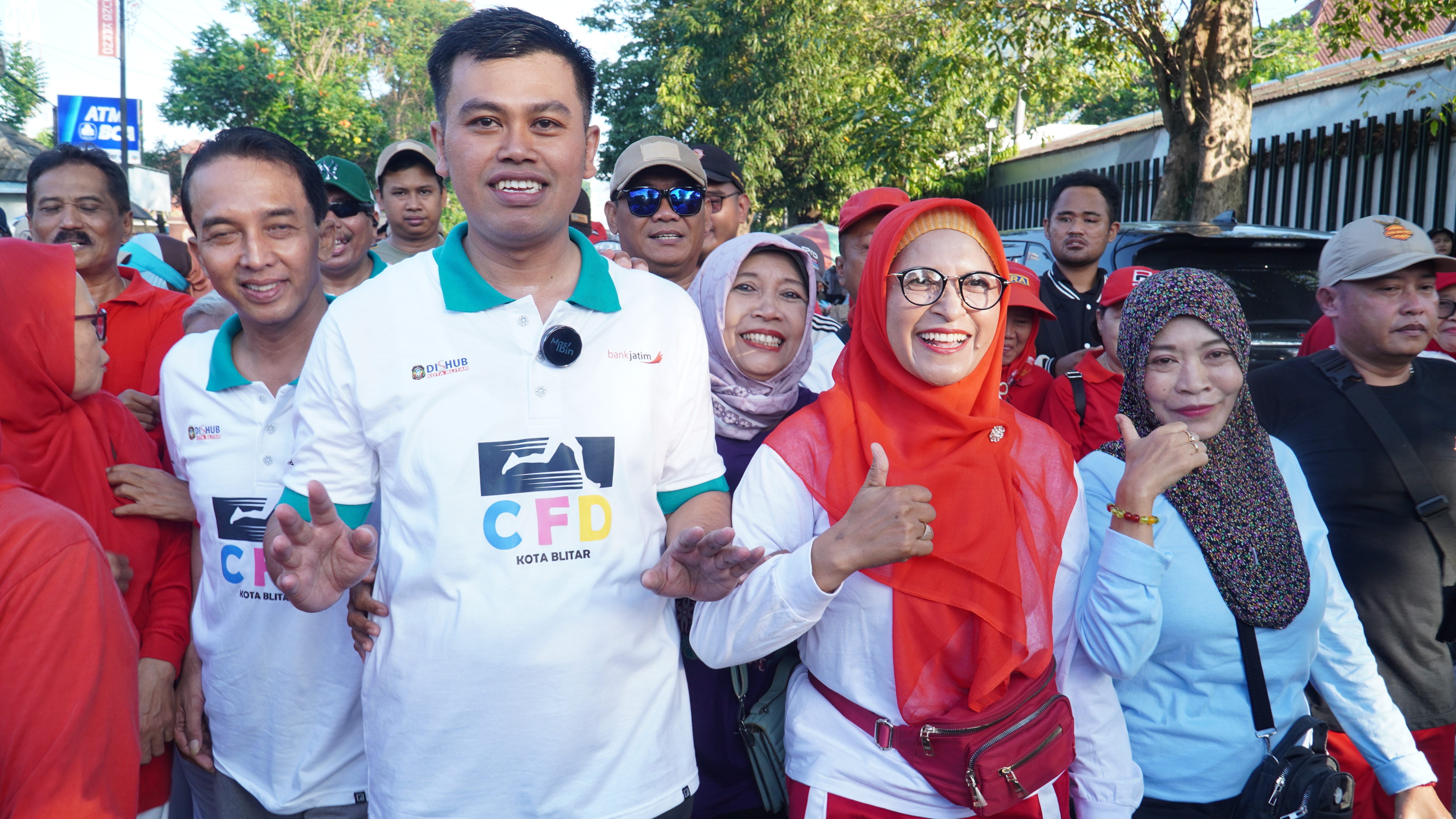 25 Mei 2025 - Launching CFD dan Gerakan Minggu Sehat (GEMAS) di depan Aloon - Aloon Kota Blitar