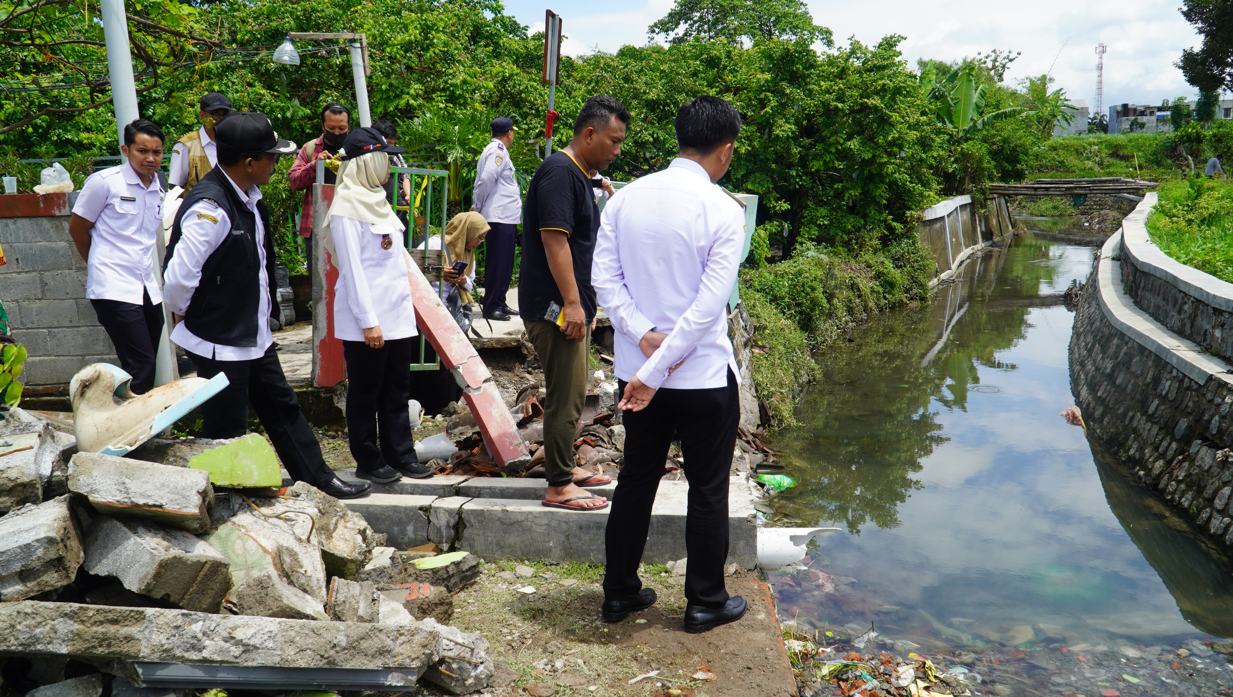 29 Oktober 2025 - Peninjauan Penanganan Genangan atau Banjir di Jl. Palm dan IPAL RAMSA RT 3 RW 4 Karangsari