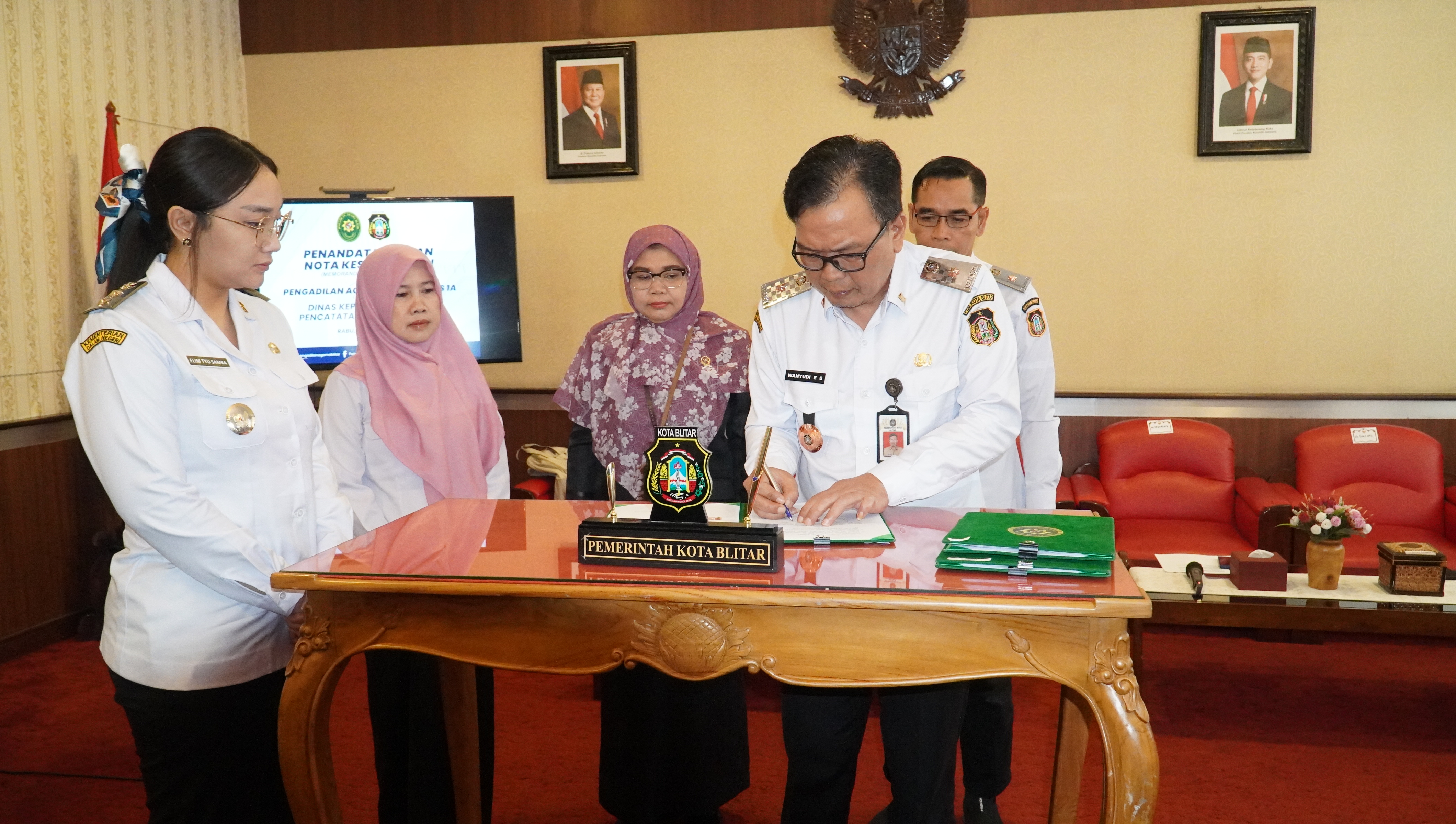 27 Agustus 2025-Penandatanganan Perjanjian Kerjasama dg Pengadilan Agama di Ruang Samaptaloka