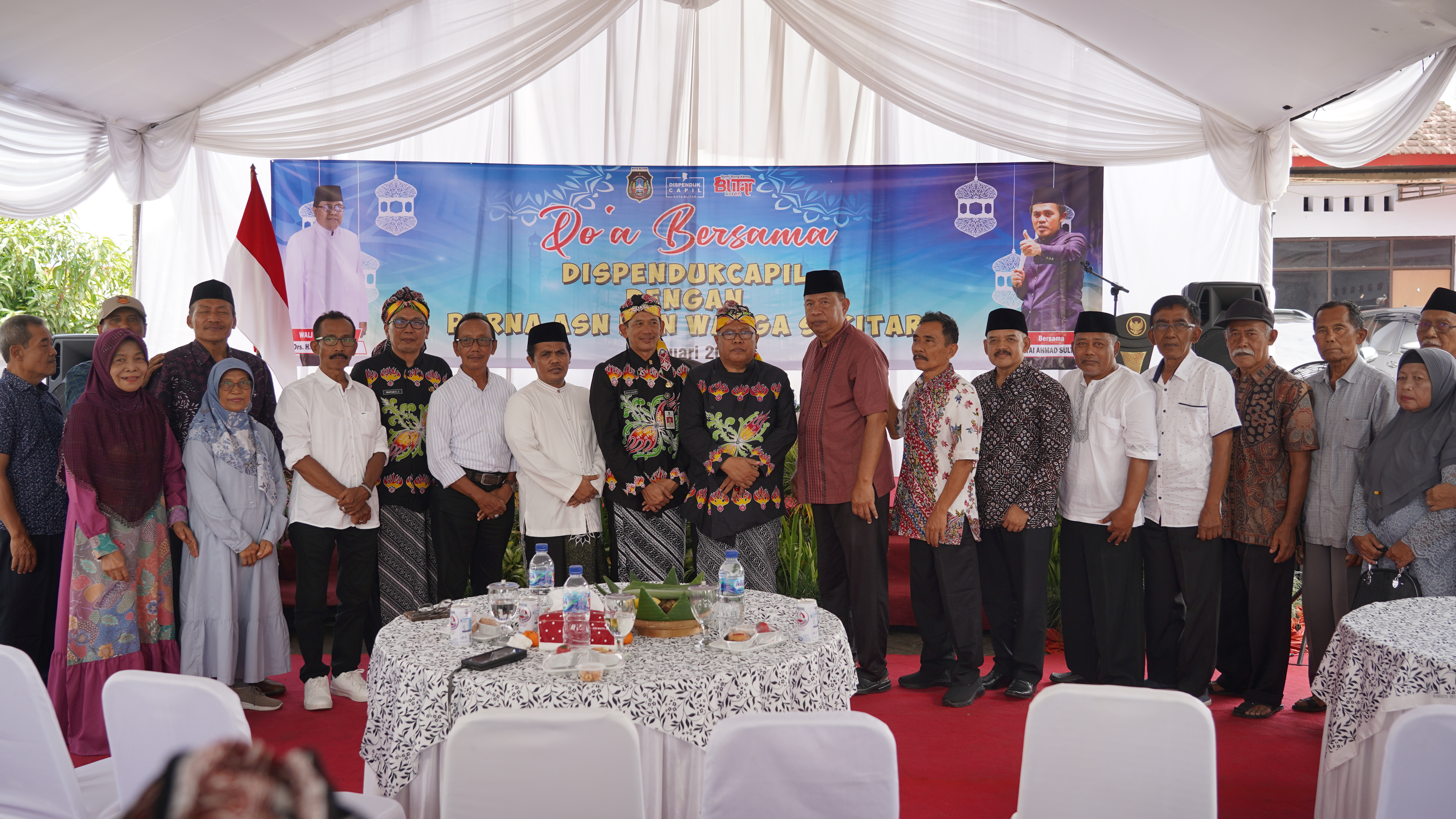 2 Januari 2024 - Doa Bersama DISPENDUKCAPIL dengan PURNA ASN &amp; Warga Sekitar