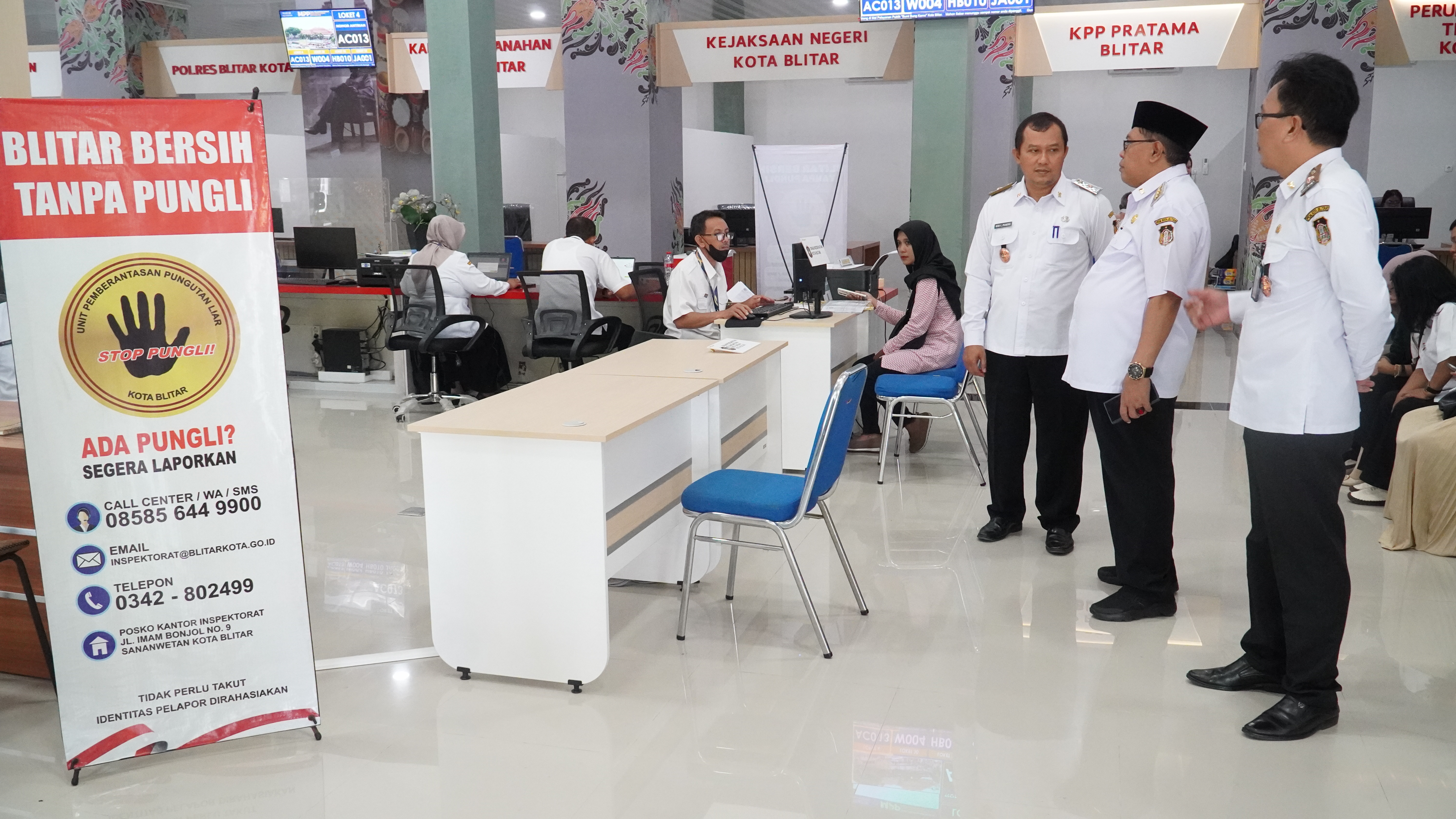 5 Februari  2025 - Peninjauan MALL PELAYANAN PUBLIK Kota Blitar di JL. Cokroaminoto