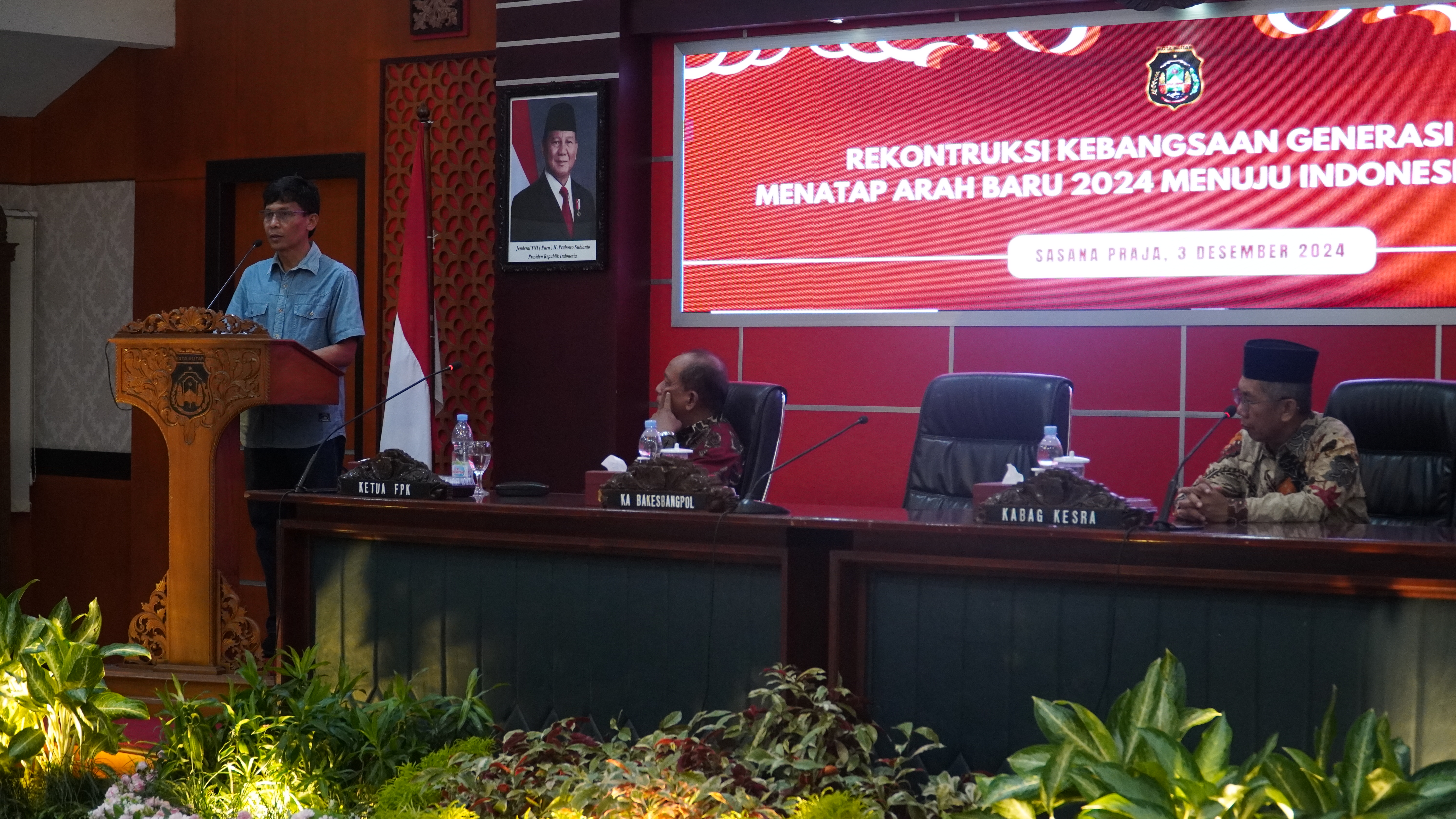 3 Desember 2024 - Dialog Pemuda Milenial Perwakilan Mahasiswa,Ormas,Serta Komunitas Suku dan Etnis Kota Blitar