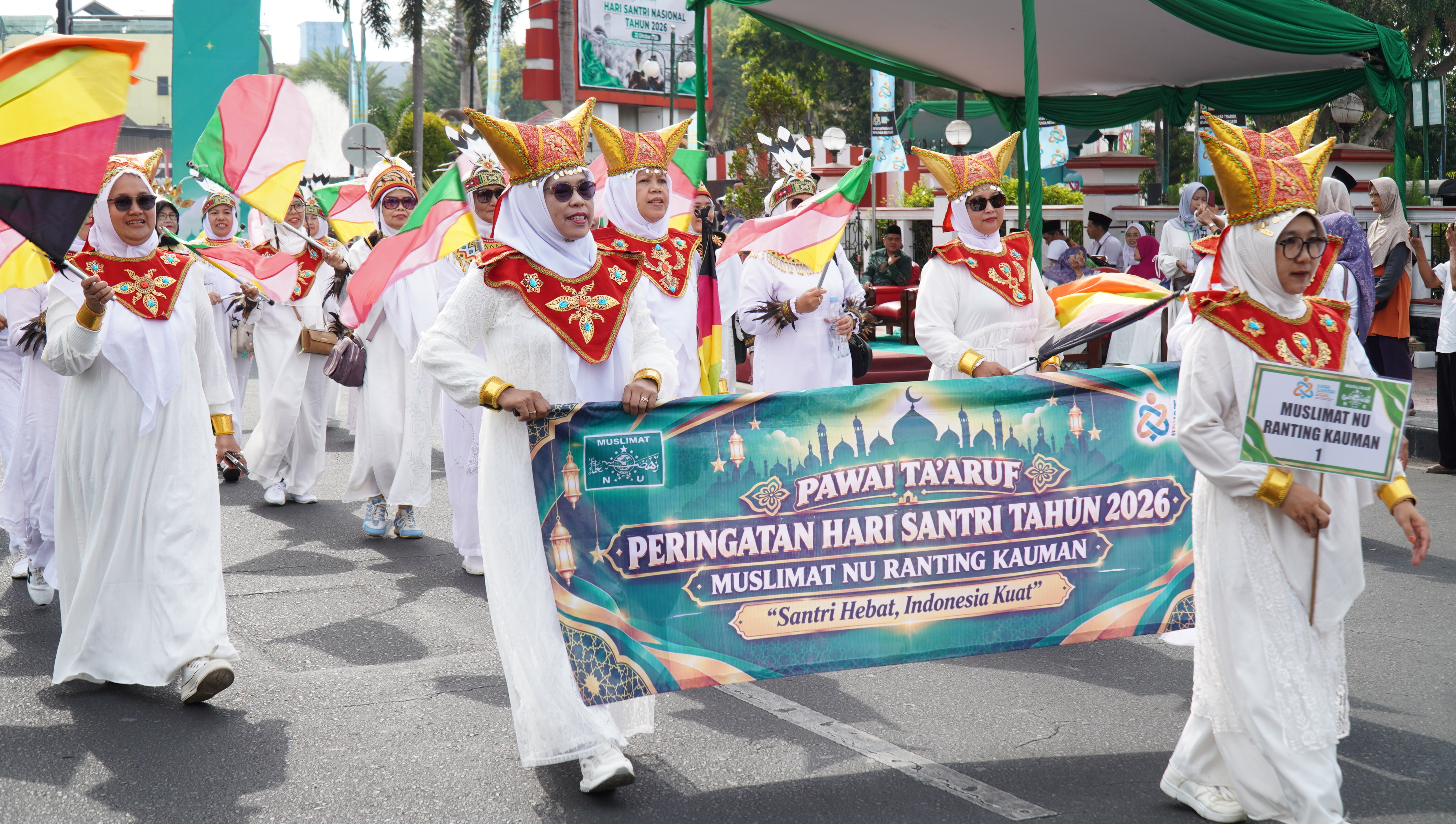 Pemberangkatan Pawai Muslimat NU