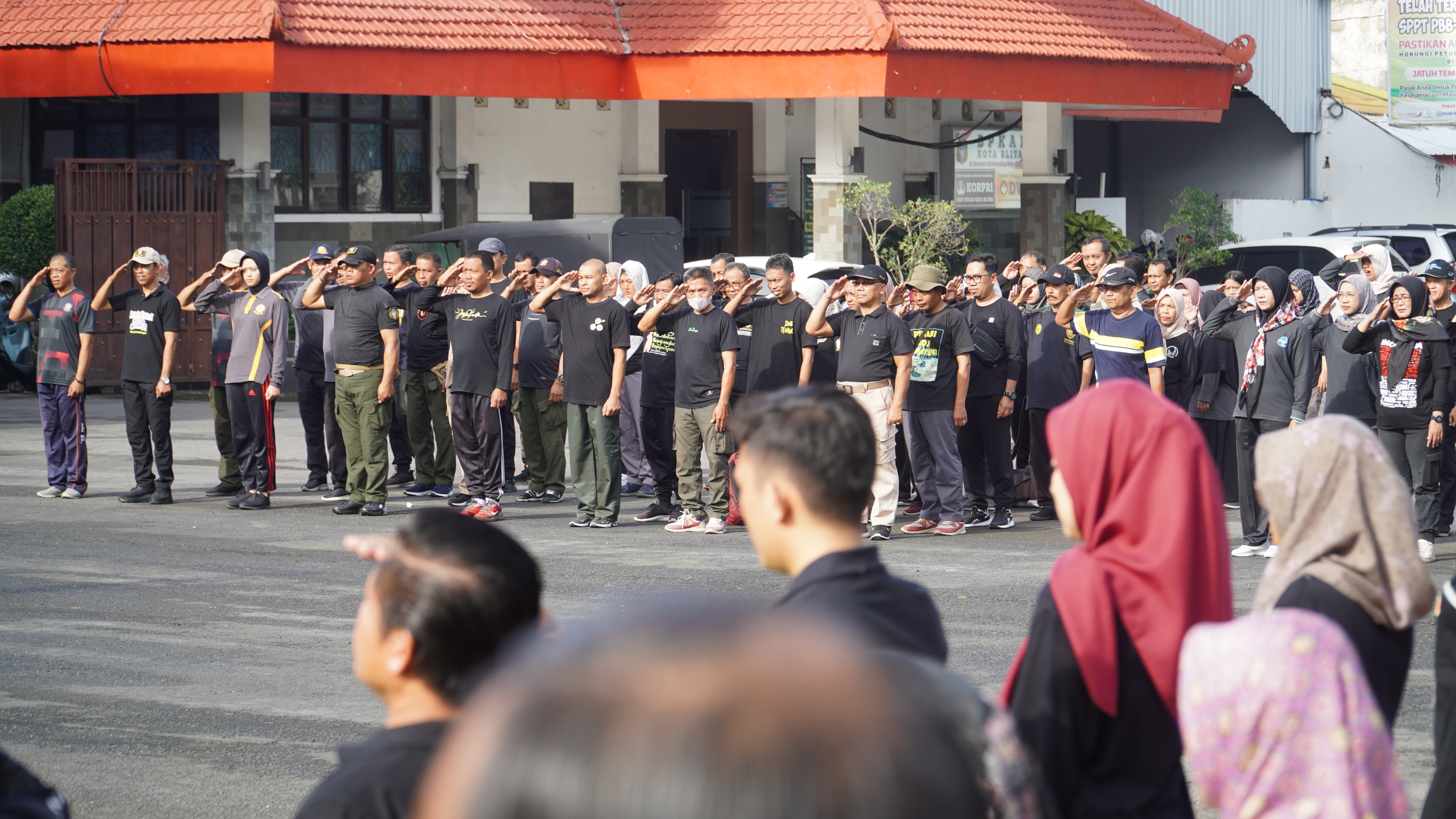 24 Januari 2025 - Senam Bersama ASN PEMKOT BLITAR