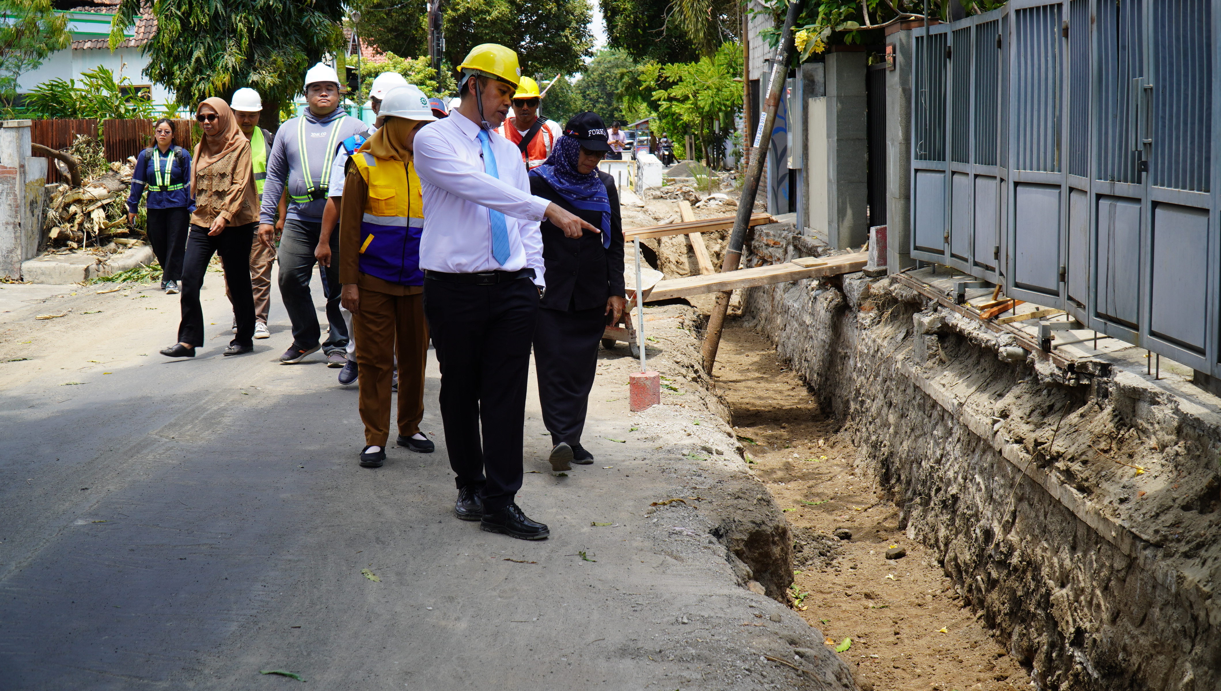 7 September - 2026 Monitoring Proyek Pembanguna Saluran Air di Jl.Hasanudin