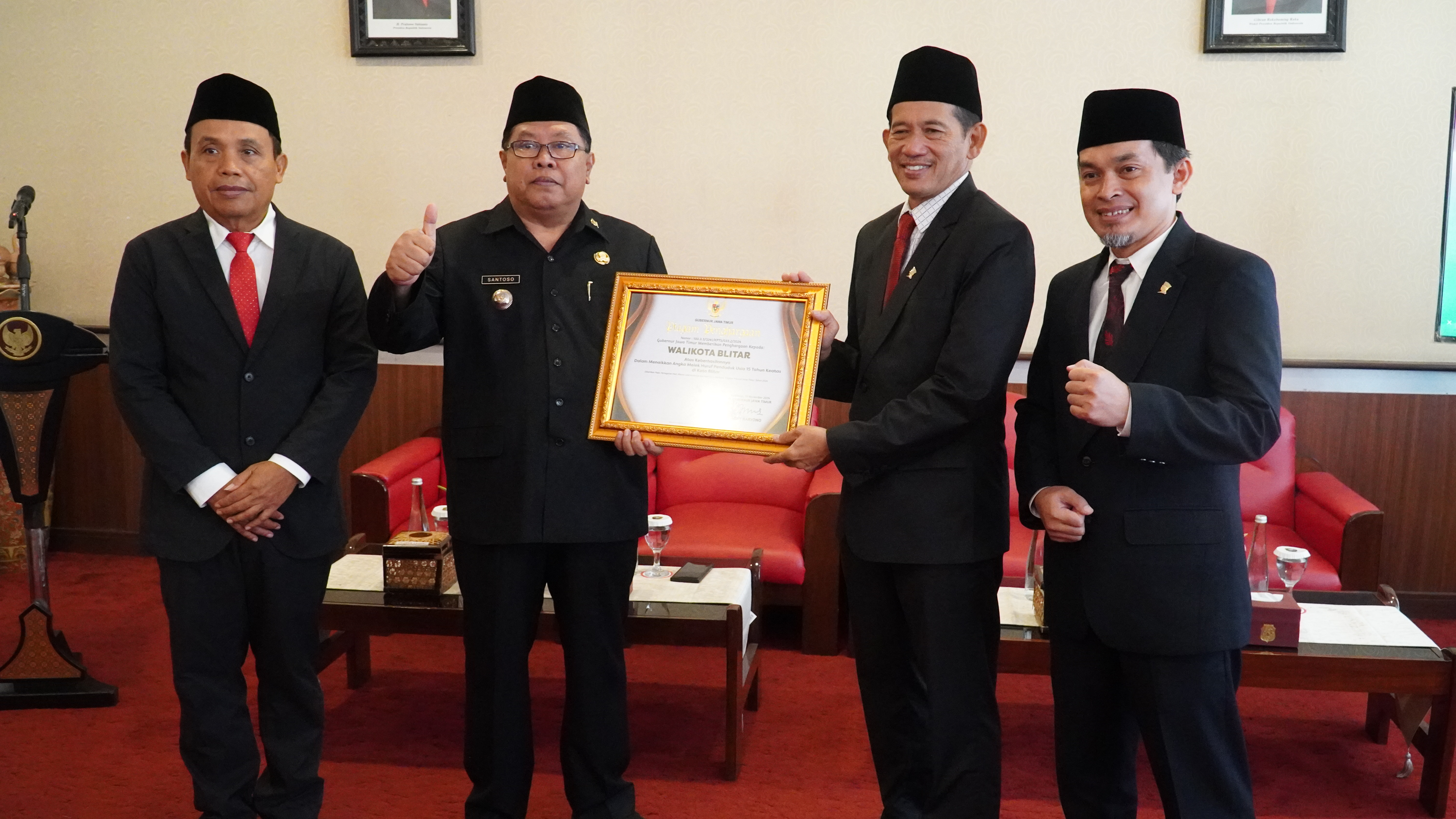 26 November 2024 -  Pelantikan Jabatan Fungsional Pengawas Sekolah di ling,Dinas Pend Kota Blitar