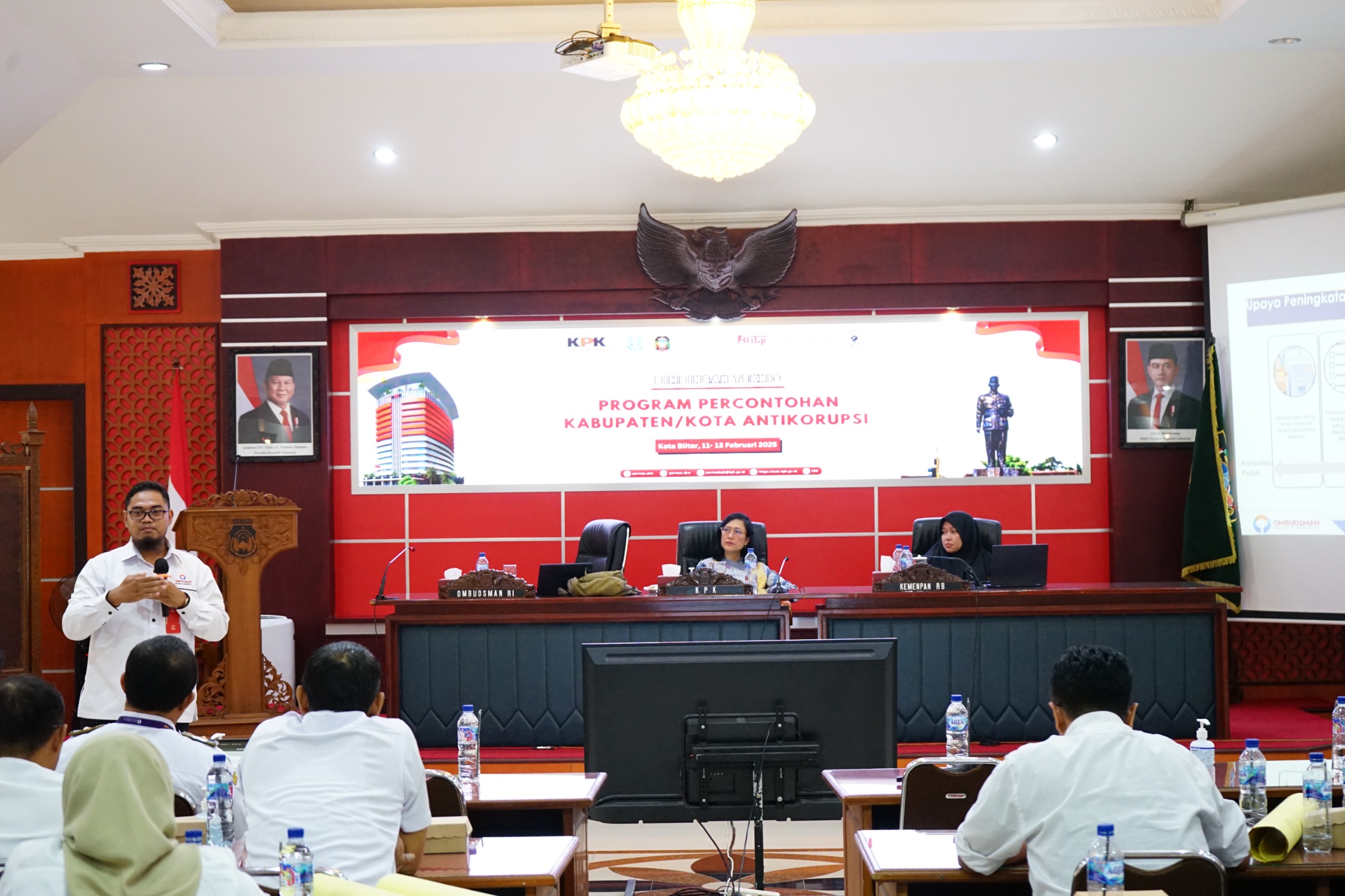 12 Februari 2025 - Bimtek Percontohan Kota Antikorupsi di Sasana Praja Hari ke-2