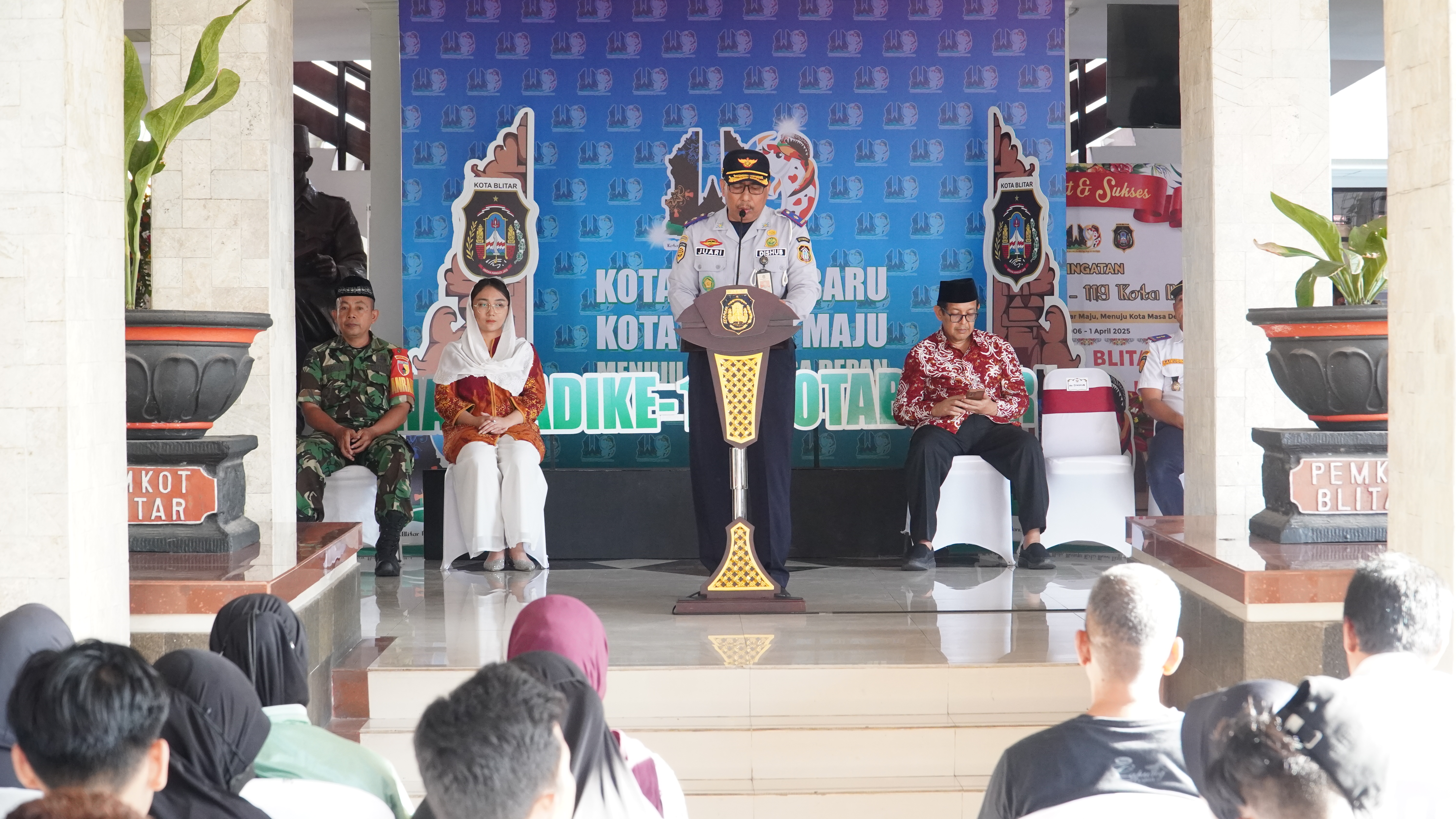 6 Maret 2025 - Pemberangkatan  BALIK MUDIK SAE di Halaman Kantor Walikota Blitar