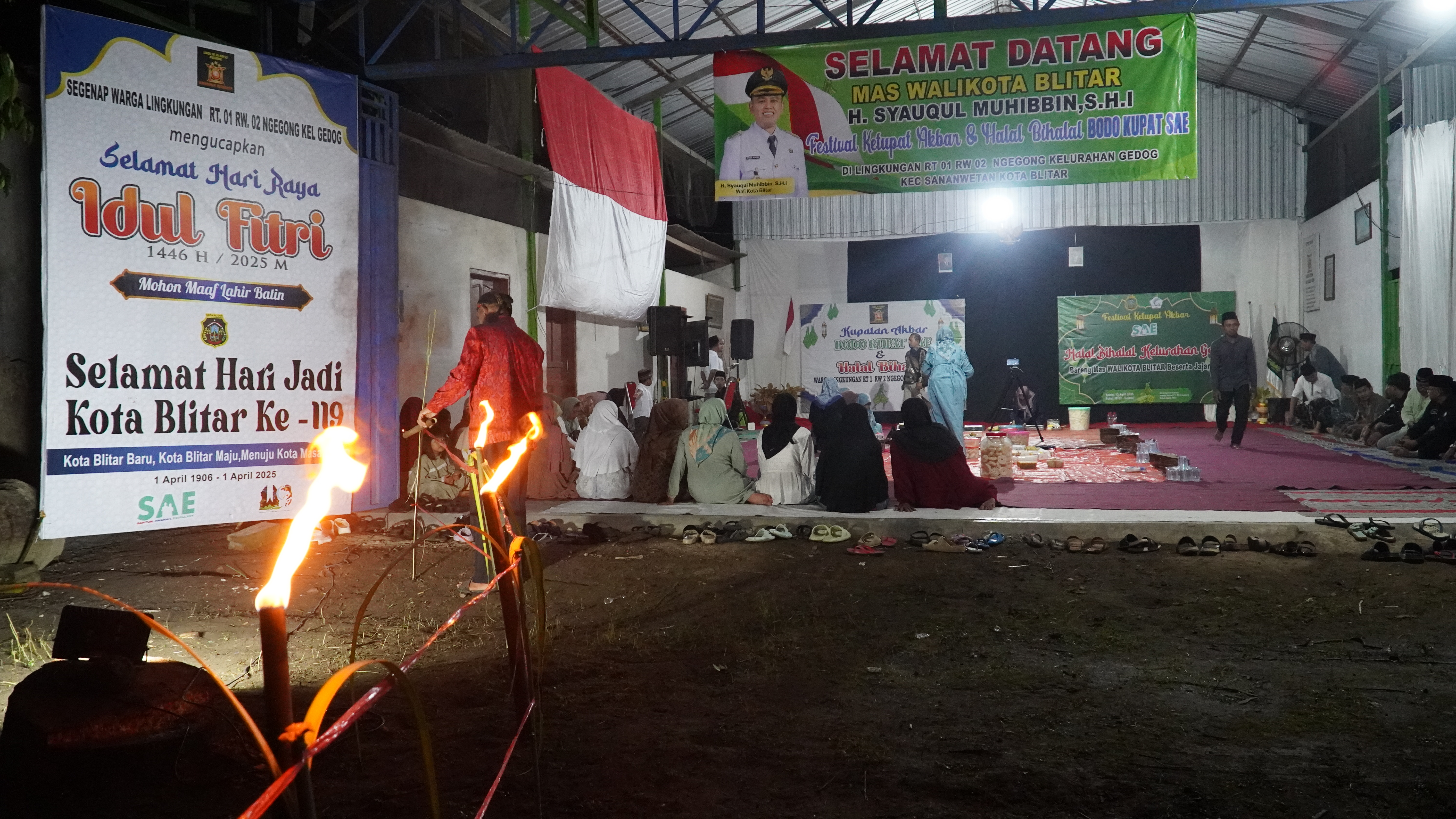 12 April 2025 - Pembukaan FESTIVAL KETUPAT SAE dan Halal Bihalal Kelurahan Gedog