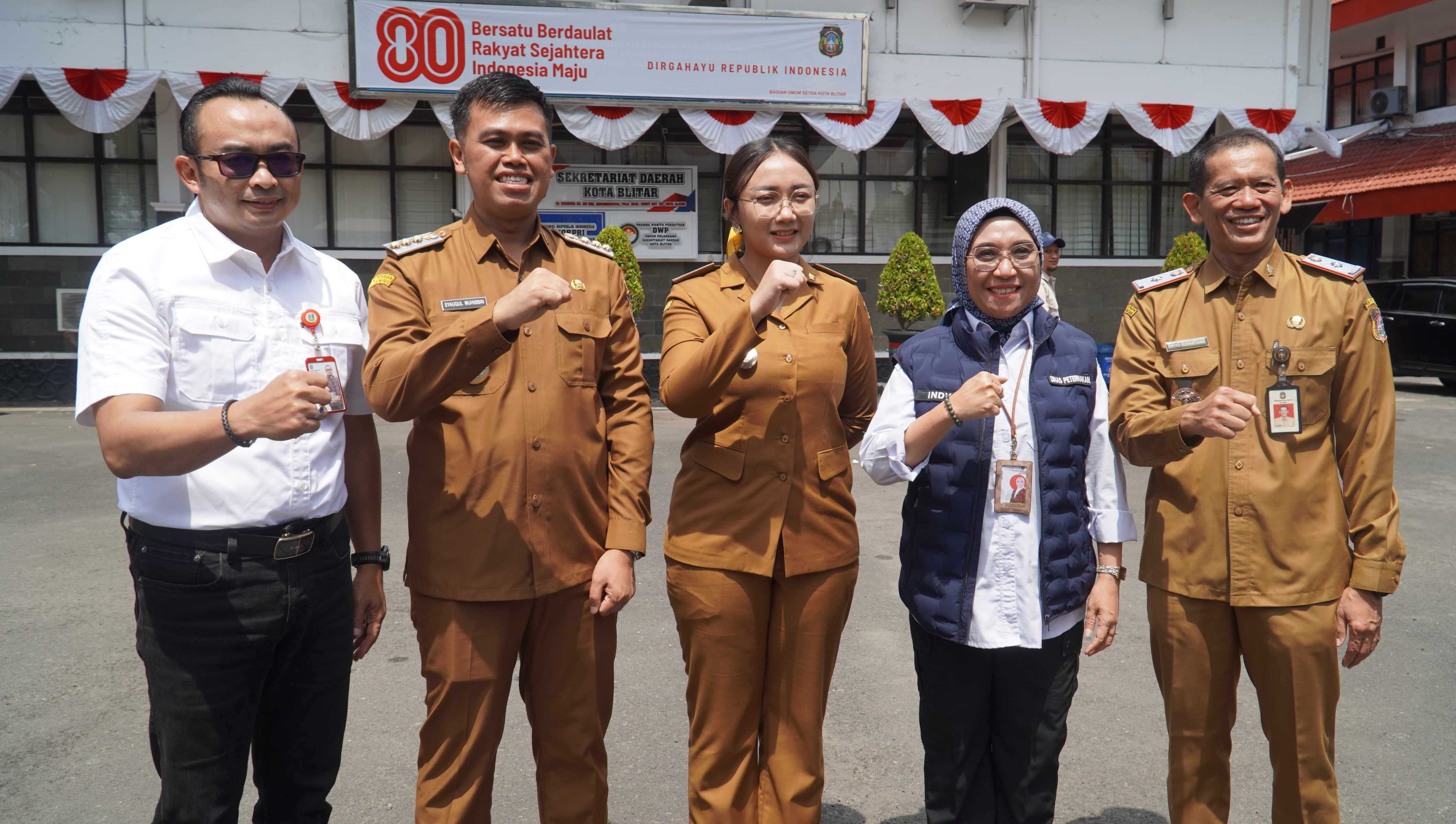 26 Agustus 2025-Tinjau PASAR MURAH bersama Gubenur Jatim di Halaman Kantor Walikota Blitar