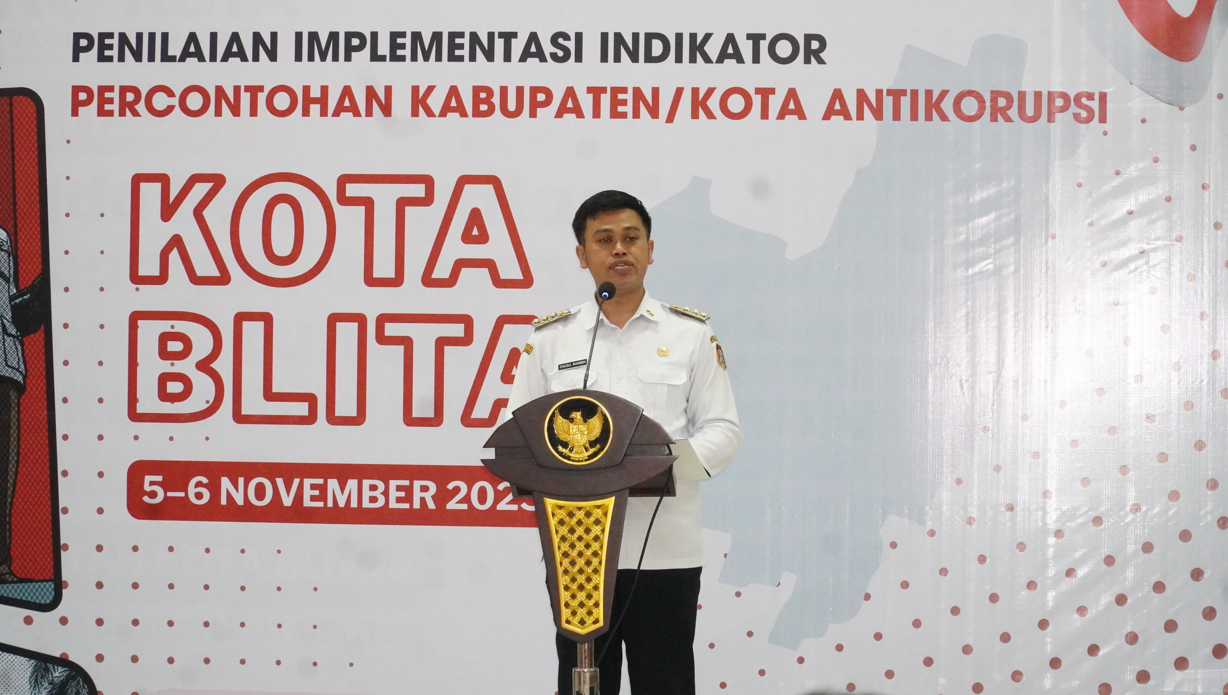 5 November 2025 - Pemaparan Pemenuhan Indikator Kabupaten Kota Antikorupsi oleh Walikota Blitar