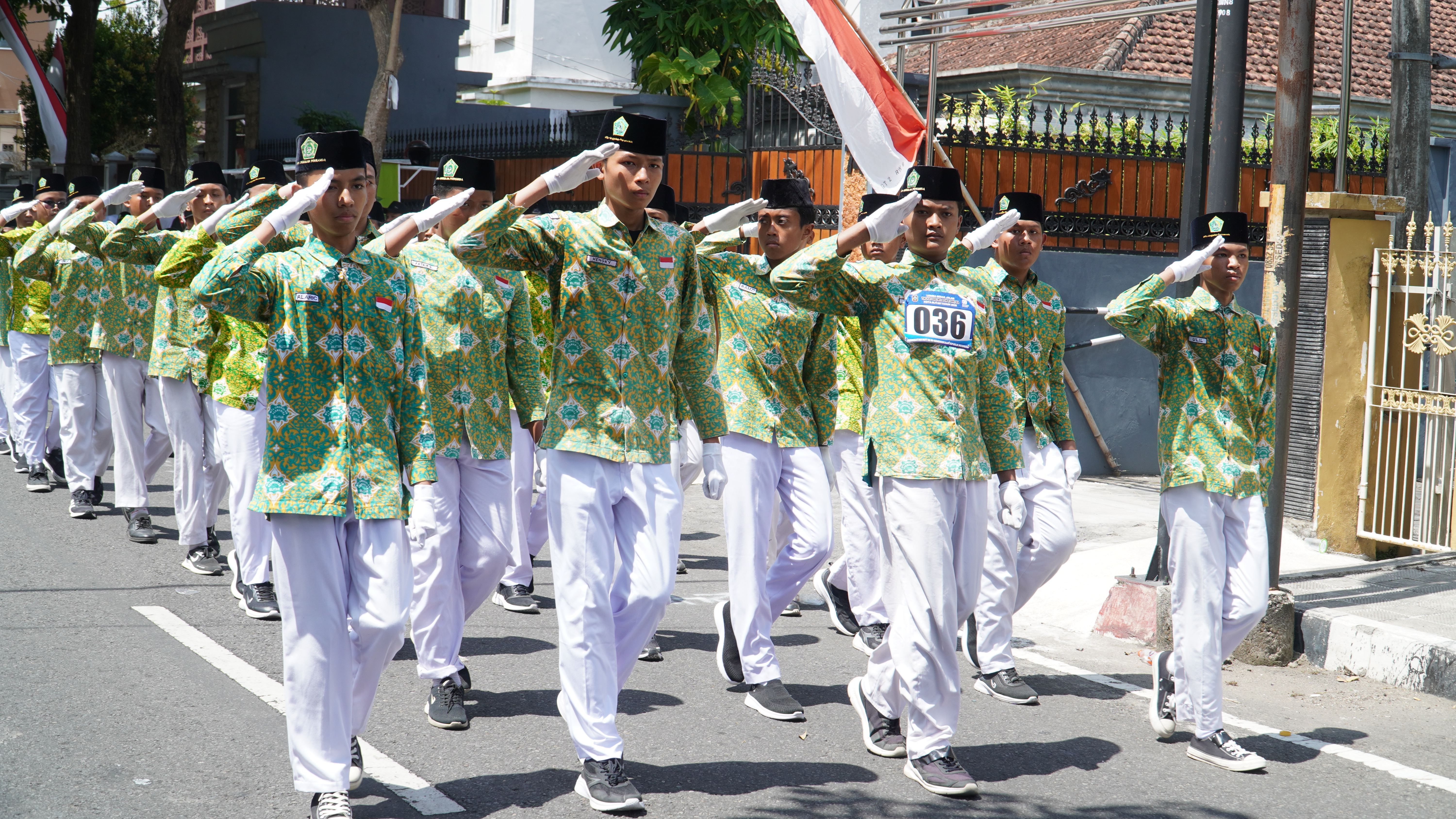 12 Agustus 2025-Pemberangkatan Lomba Baris Berbaris Tingkat SMP SMA Sederajat