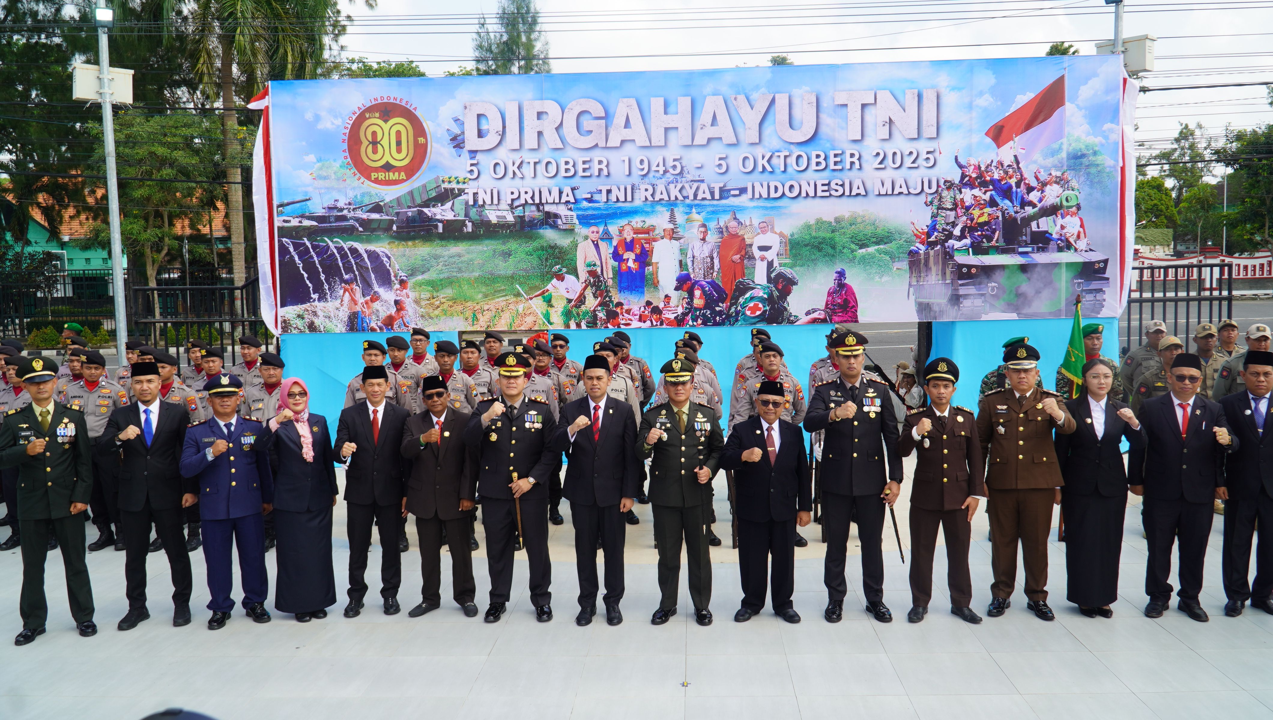 5 Oktober 2025- Upacara Peringatan HUT K-80 TNI Tahun 2025 di Monumen PETA