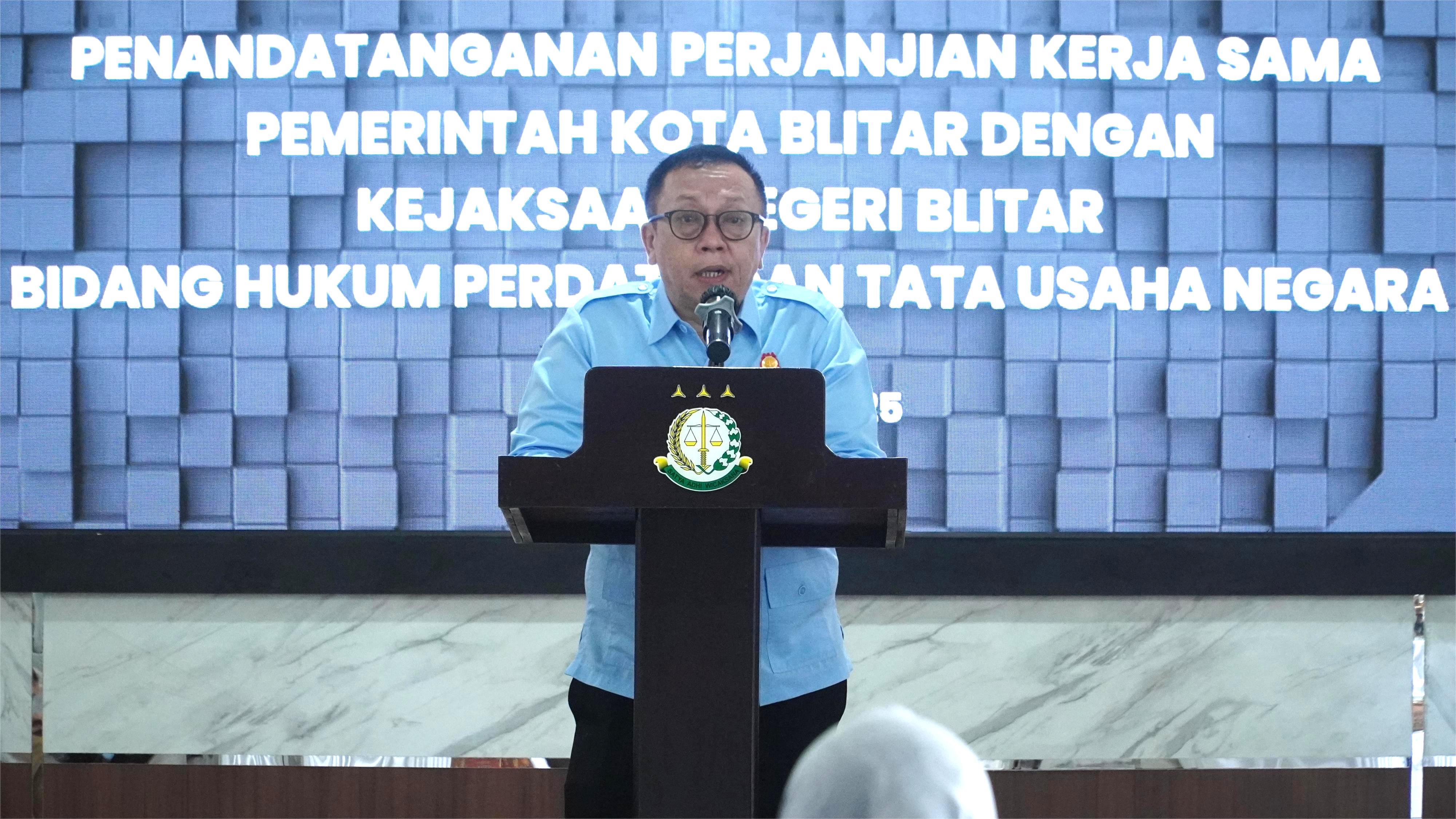 6 Mei 2025 - MOU &amp;amp; Perjanjian Kerja Sama antara Pemkot Blitar &amp;amp; Kejaksaan Negeri Blitar