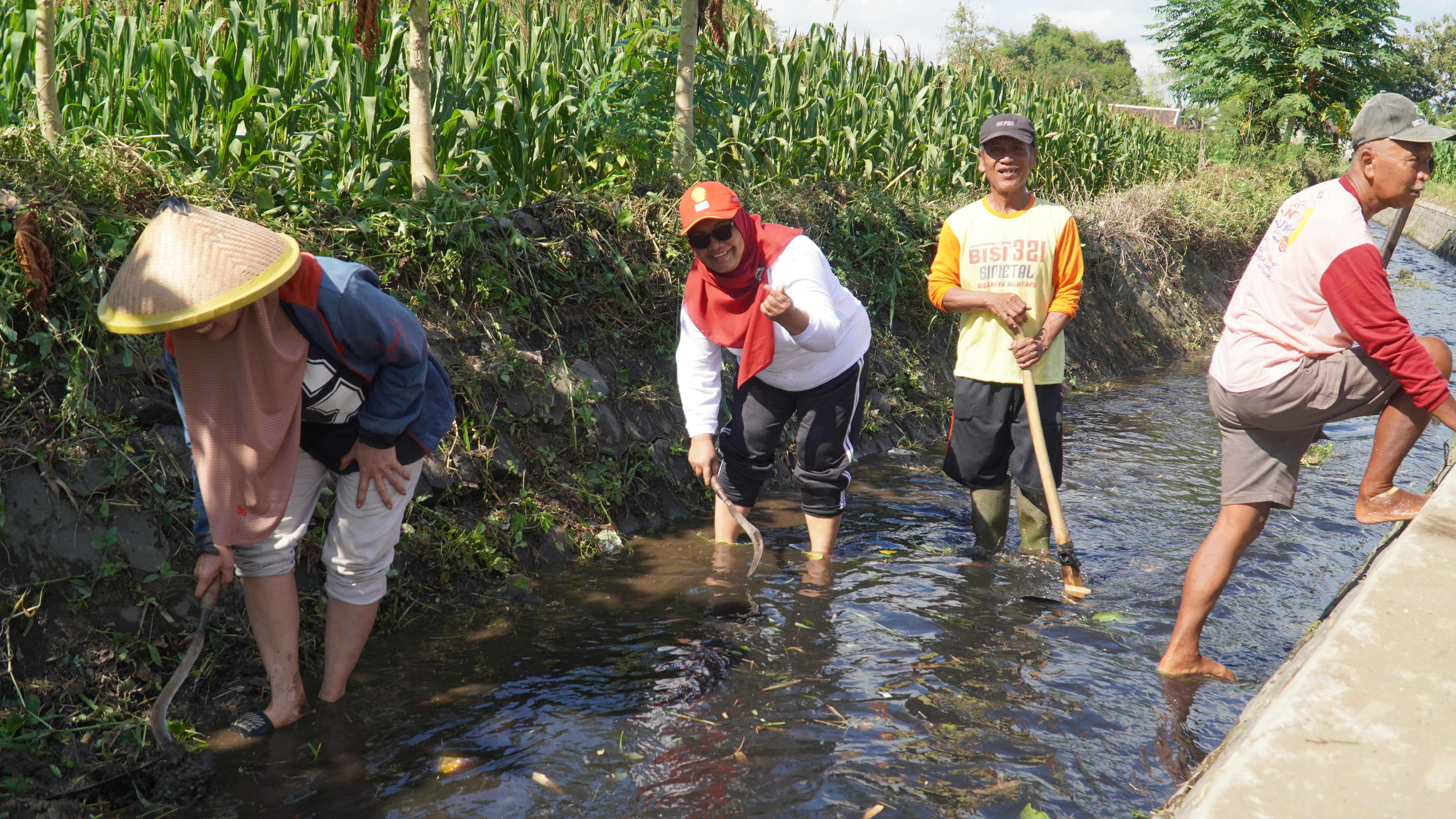 1. Agustus 2025- Kerja Bakti HUT RI K-80 Tahun 2025 Kota Blitar di Kali Kethek Sukorejo, Sungai Sumber Wayuh KEPAJENKIDUL, Sungai Dangu Sananwetan