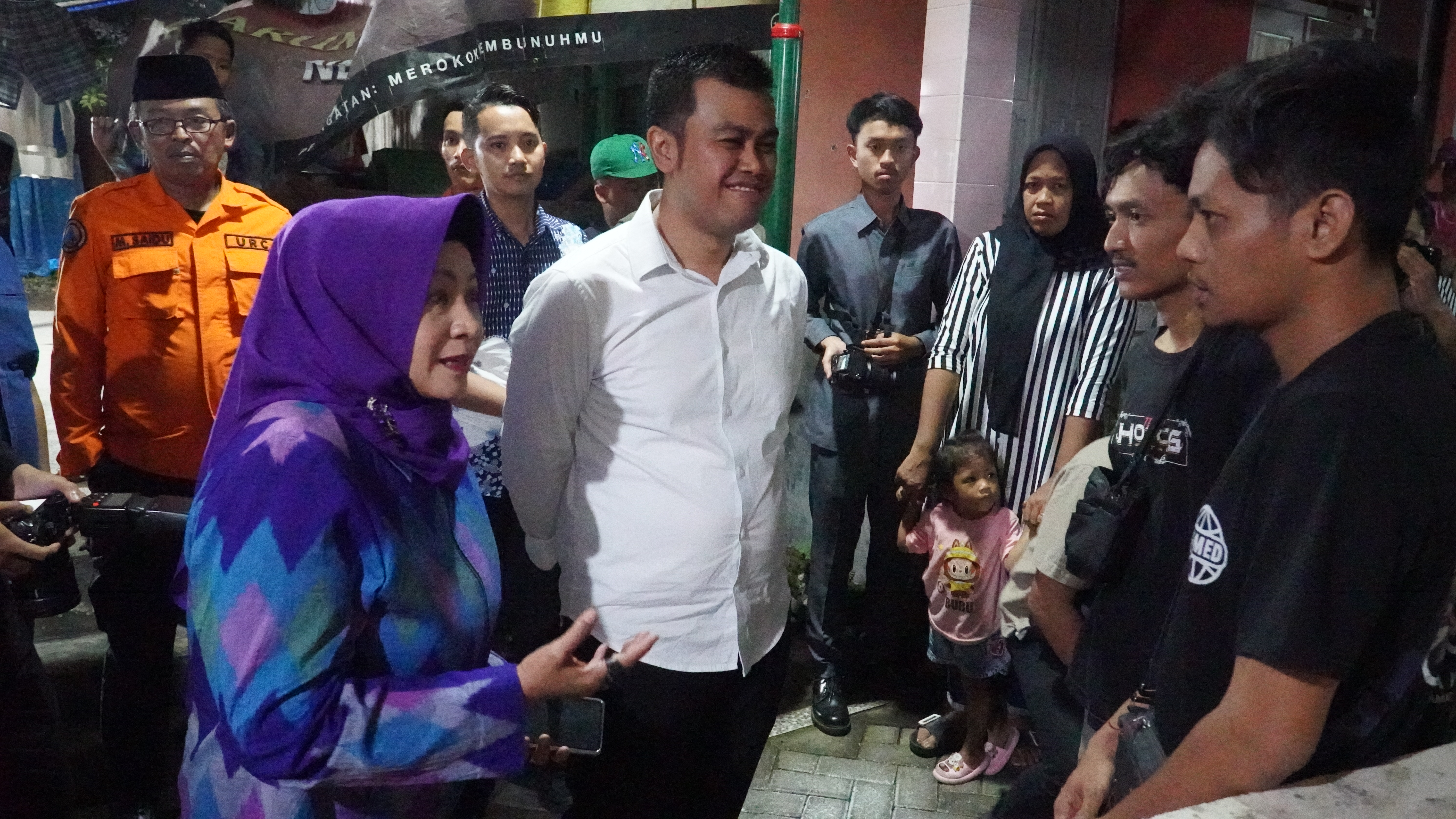 4 Maret 2025 - Penyerahan Bantuan Sembako Bencana di Jl.Kelud, jl.RA Kartini, gedog, klampok