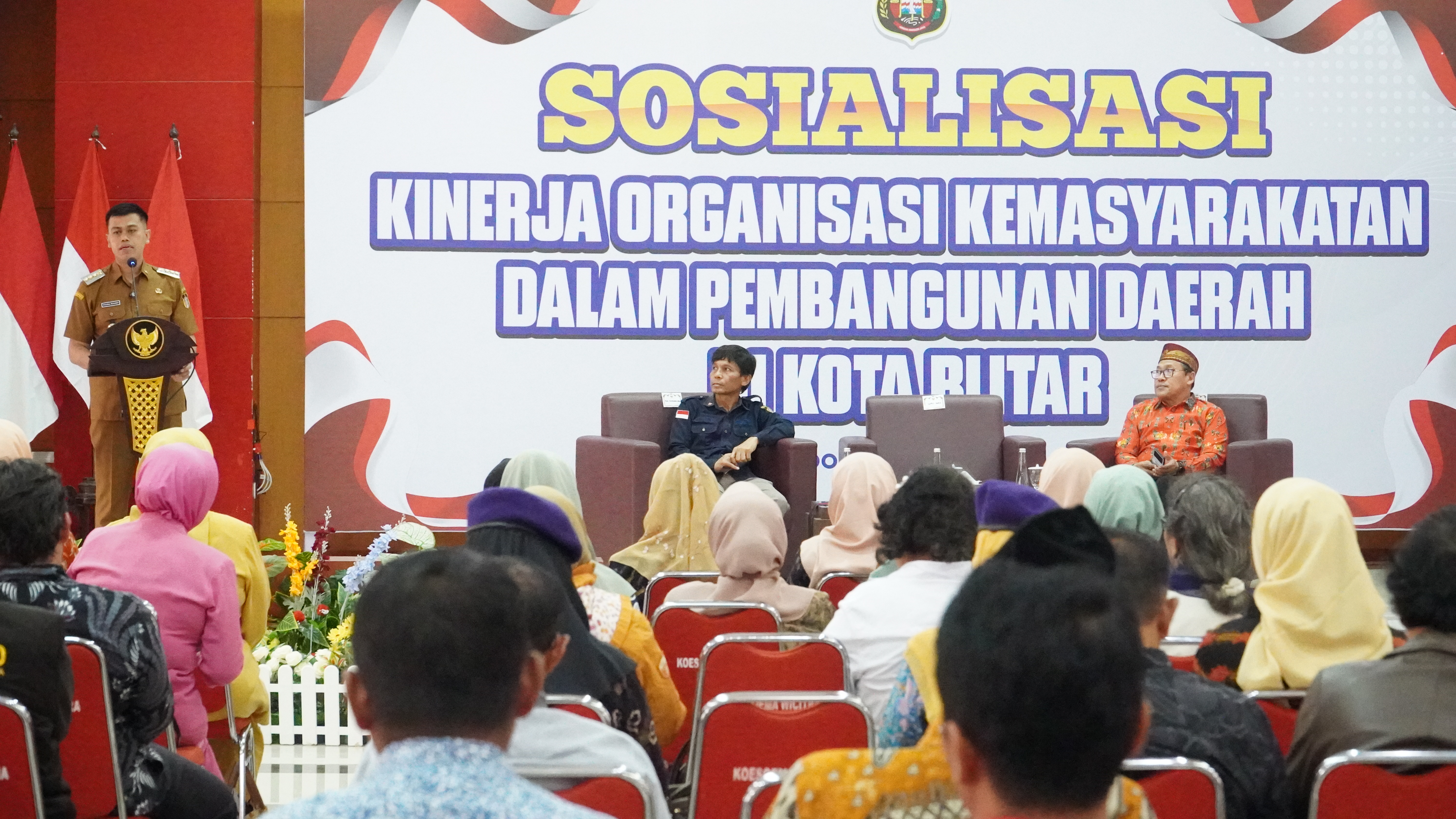 29 Juli 2025-Pembukaan Sosialisasi Peran Kerja Organisasi Kemasyarakatan Dalam Pembangunan Daerah di Kota Blitar