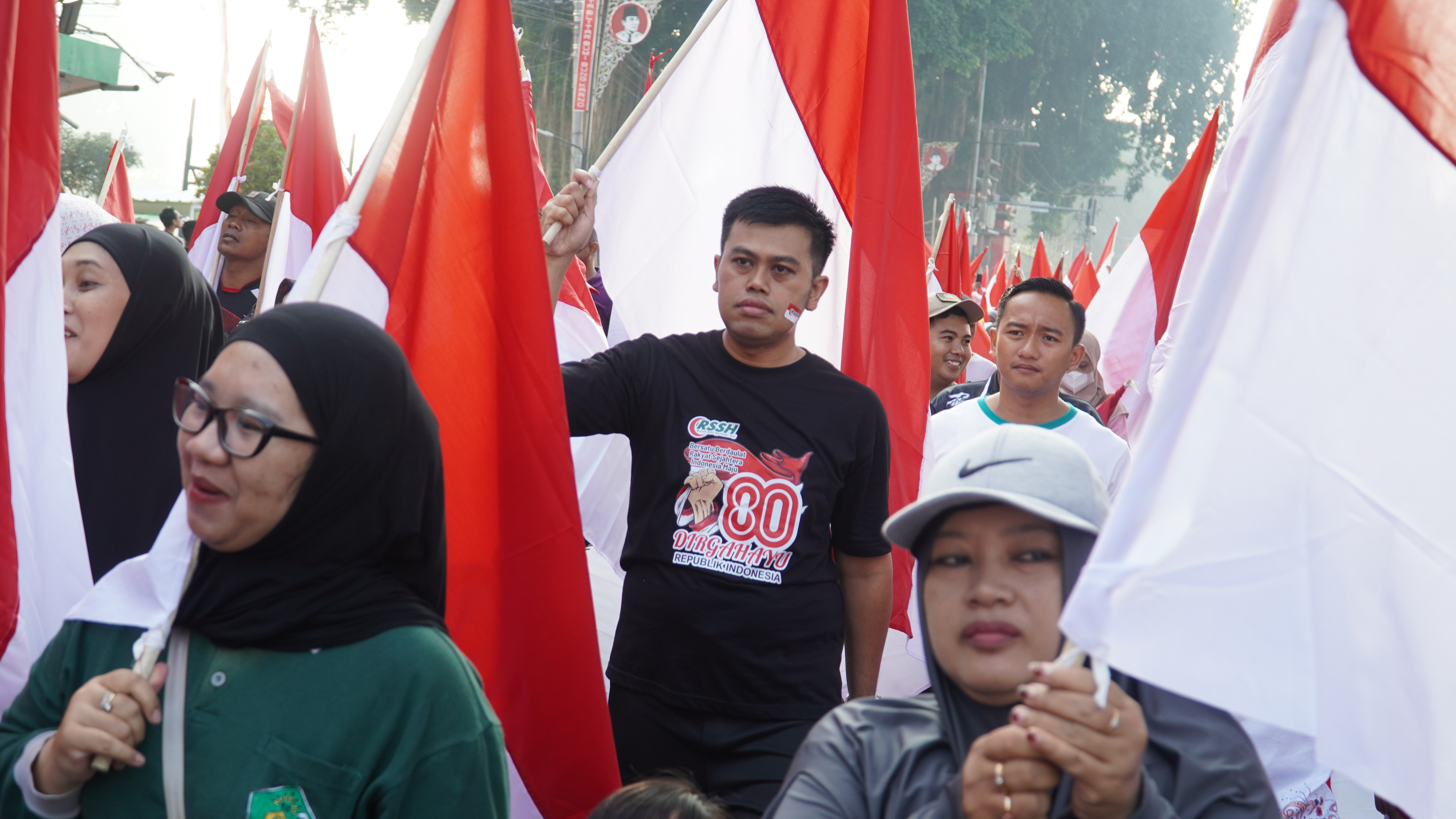 10 Agustus 2025-CAR FREE DAY (Pembagian Bendera Merah Putih)