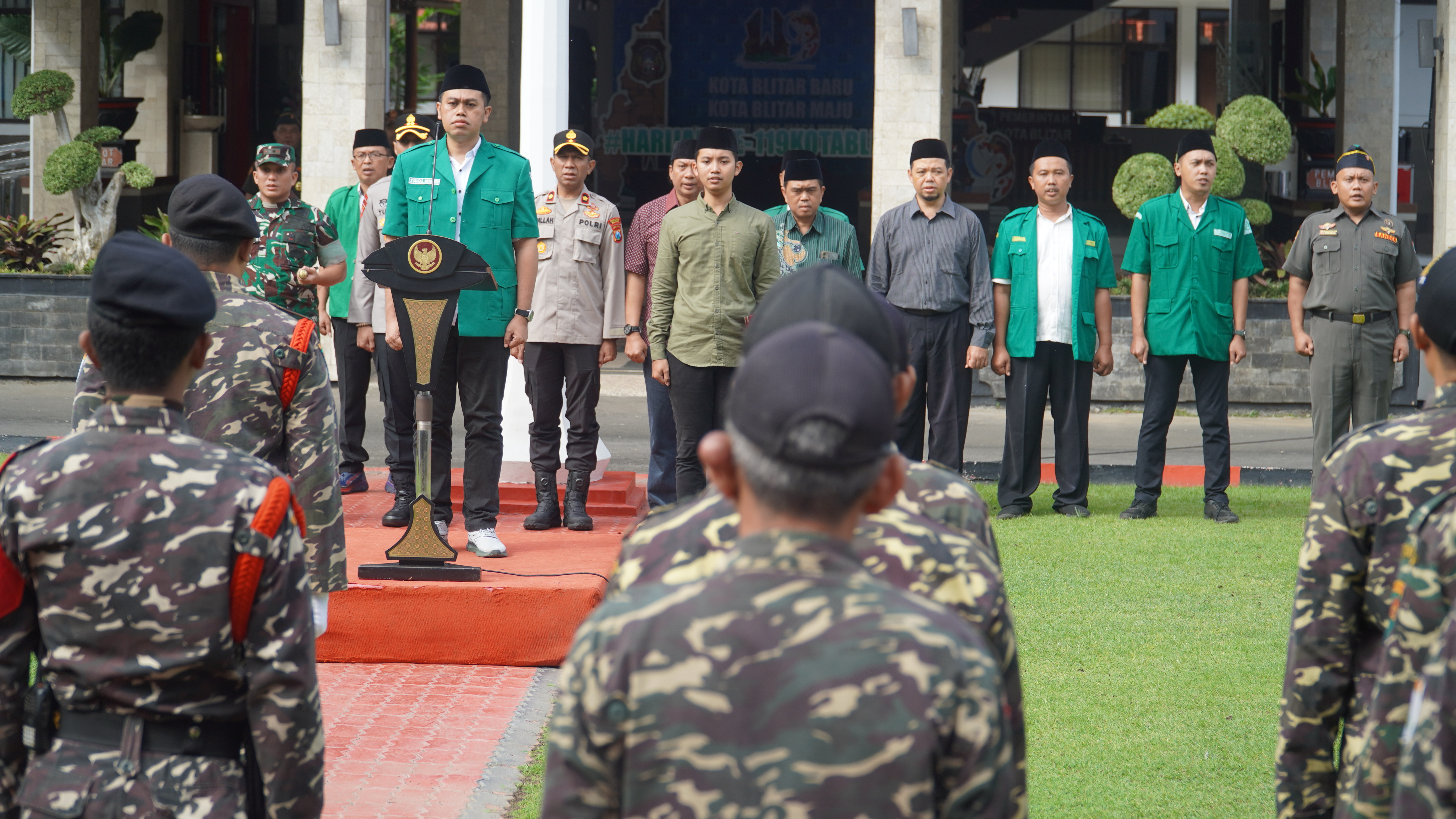 13 April 2025 - Apel Pemberangkatan GP ANSOR BLITAR RAYA ke Surabaya