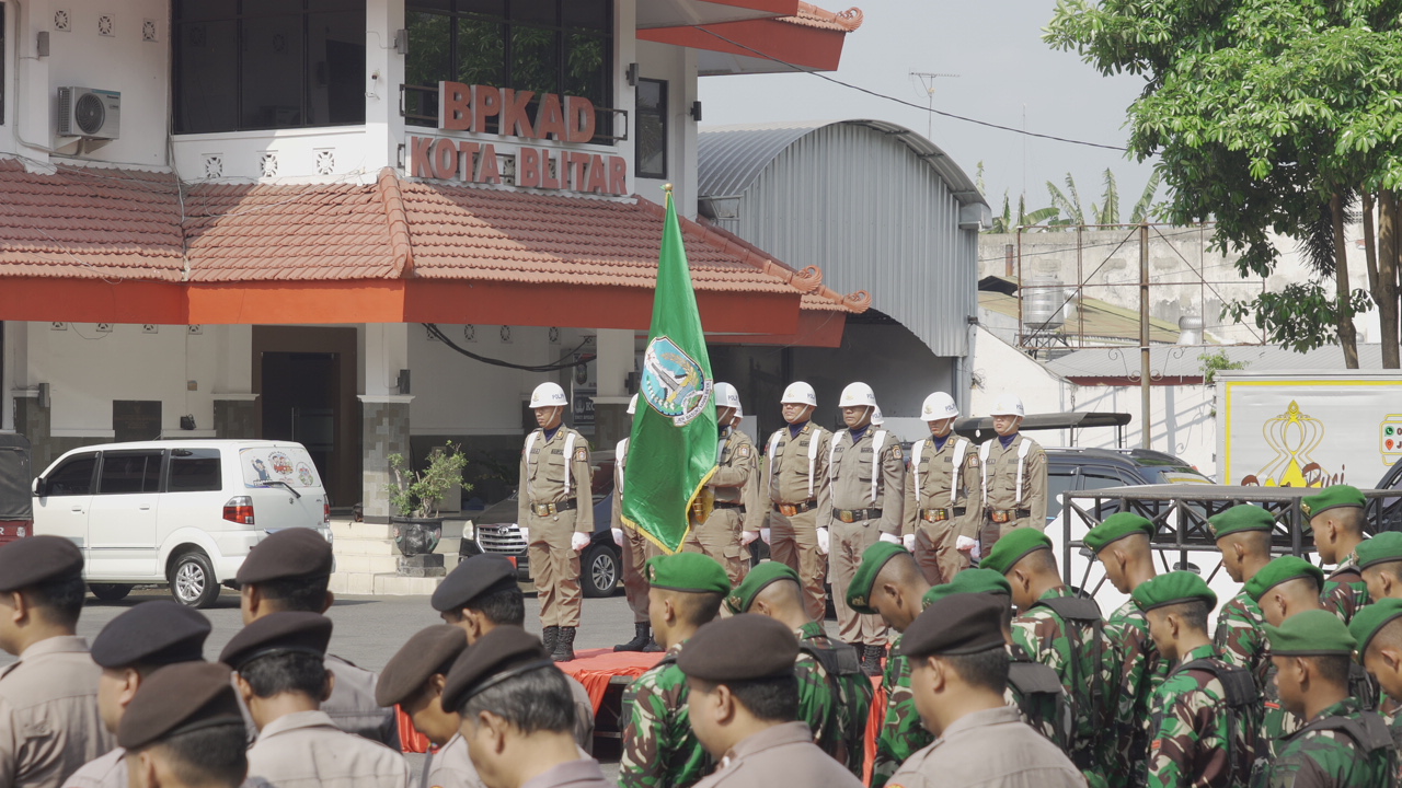 Upacara Peringatan HUT K-81 Provinsi Jawa Timur di Lingkungan Pemkot Blitar Tahun 2026