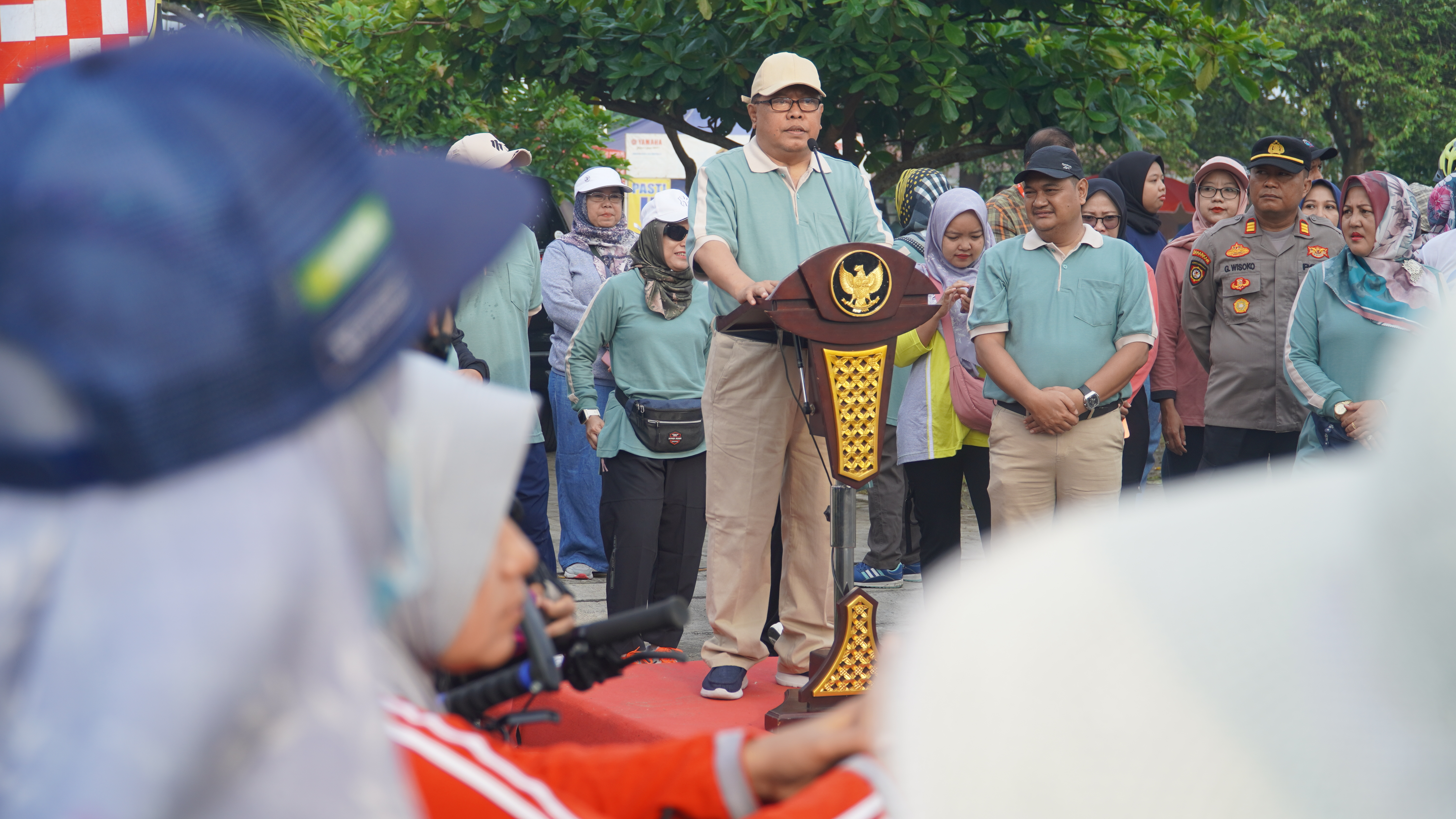 8 Desember 2024 -  Pemberangkatan SERIBU SRIKANDI GOWES SAMBIL WISATA ( BU SRI WES BISA) Tahun 2024  di Depan Kel.BENDO