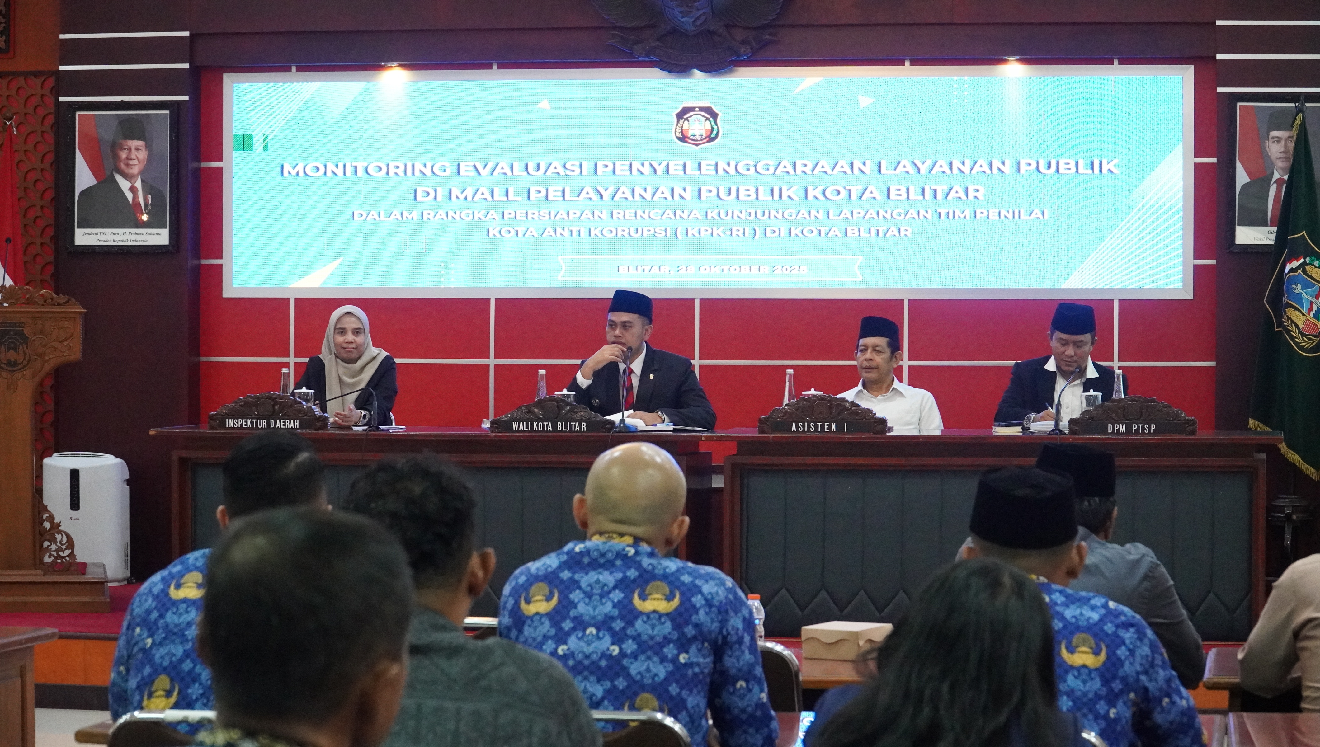 Monitoring Evaluasi Penyelenggarakan Layanan Publik di MPP Kota Blitar