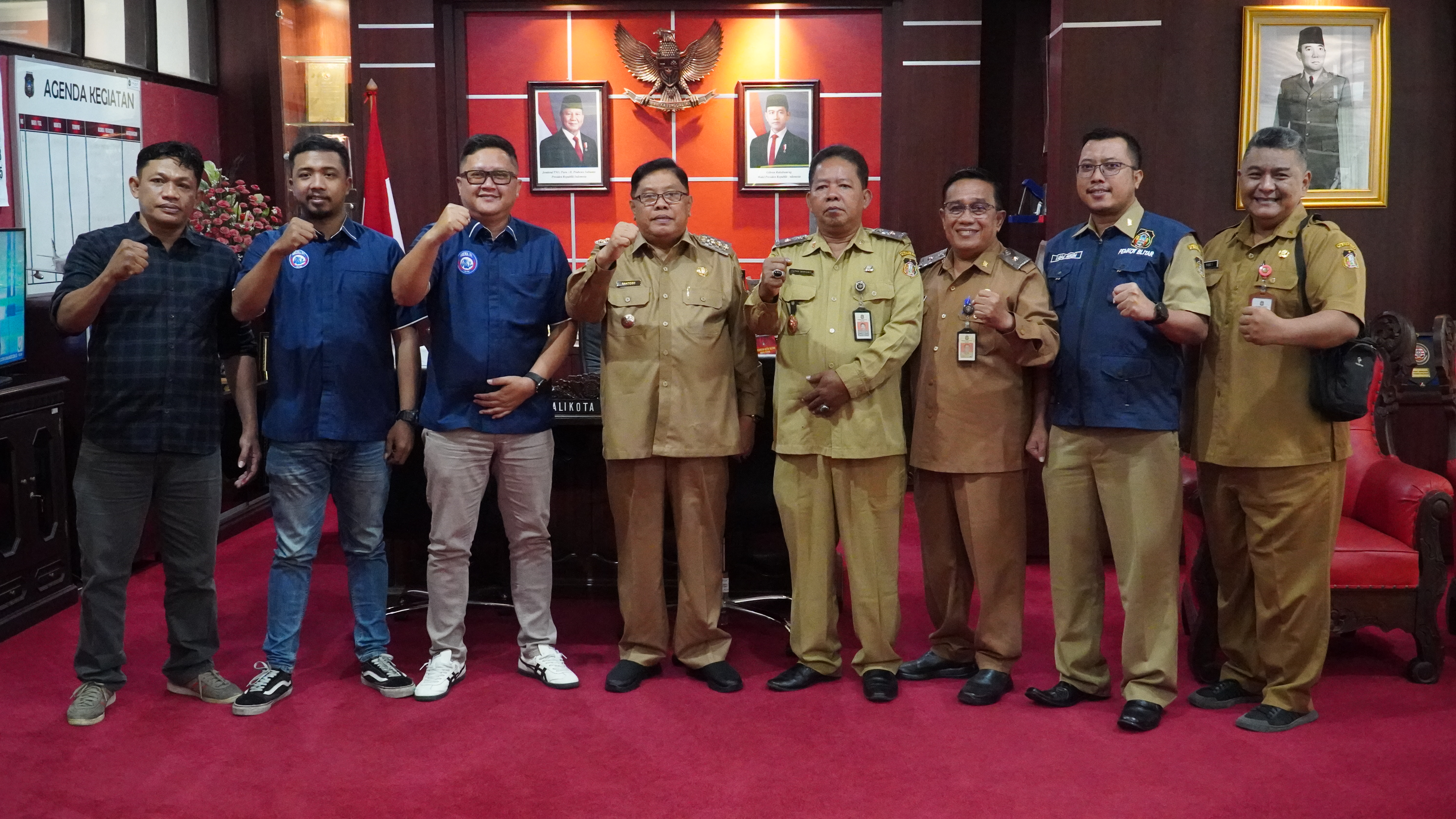 20 Januari 2025 - Penandatanganan Addendun Perjanjian Kerjasama PEMKOT BLITAR Dengan PT AREMA ABBI