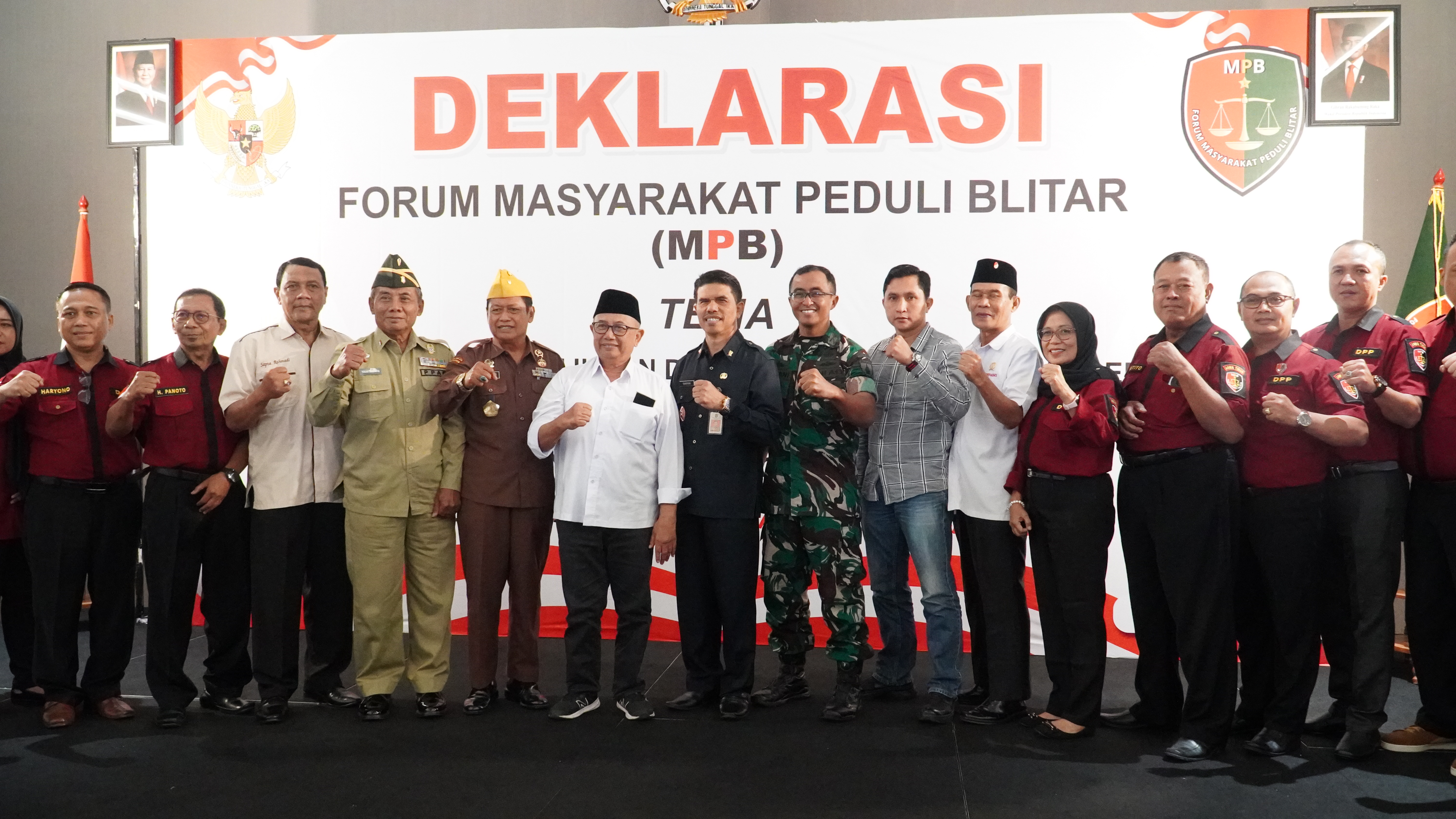 7 Januari 2025 - Deklarasi Forum Masyarakat Peduli Blitar di Ballroom Hotel SANTIKA