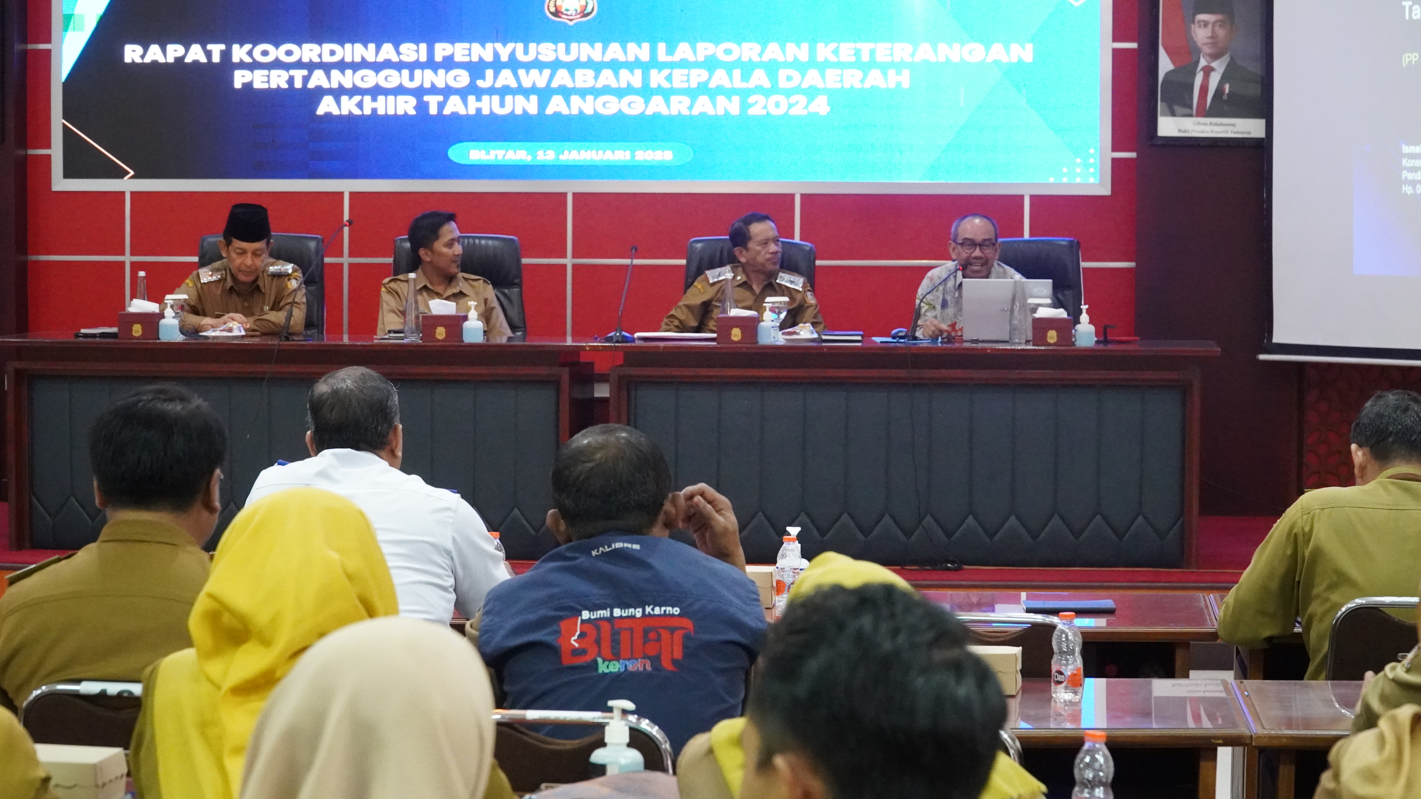 13 Januari 2025 - Rakor Penyusunan Laporan Keterangan Pertanggungjawaban Kepala Daerah Ahkir Tahun Anggaran 2024