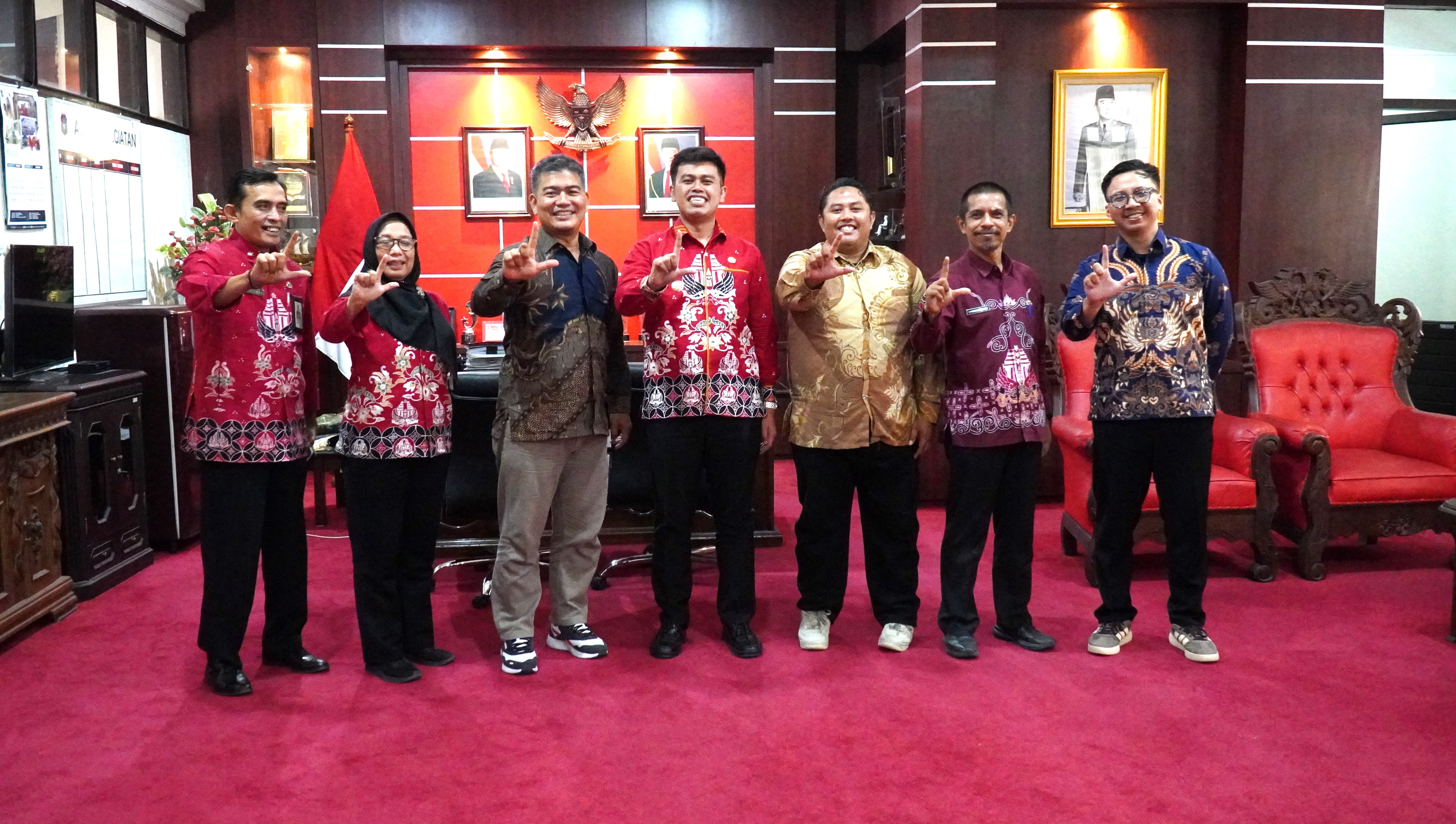 Audensi dengan JAWA POS