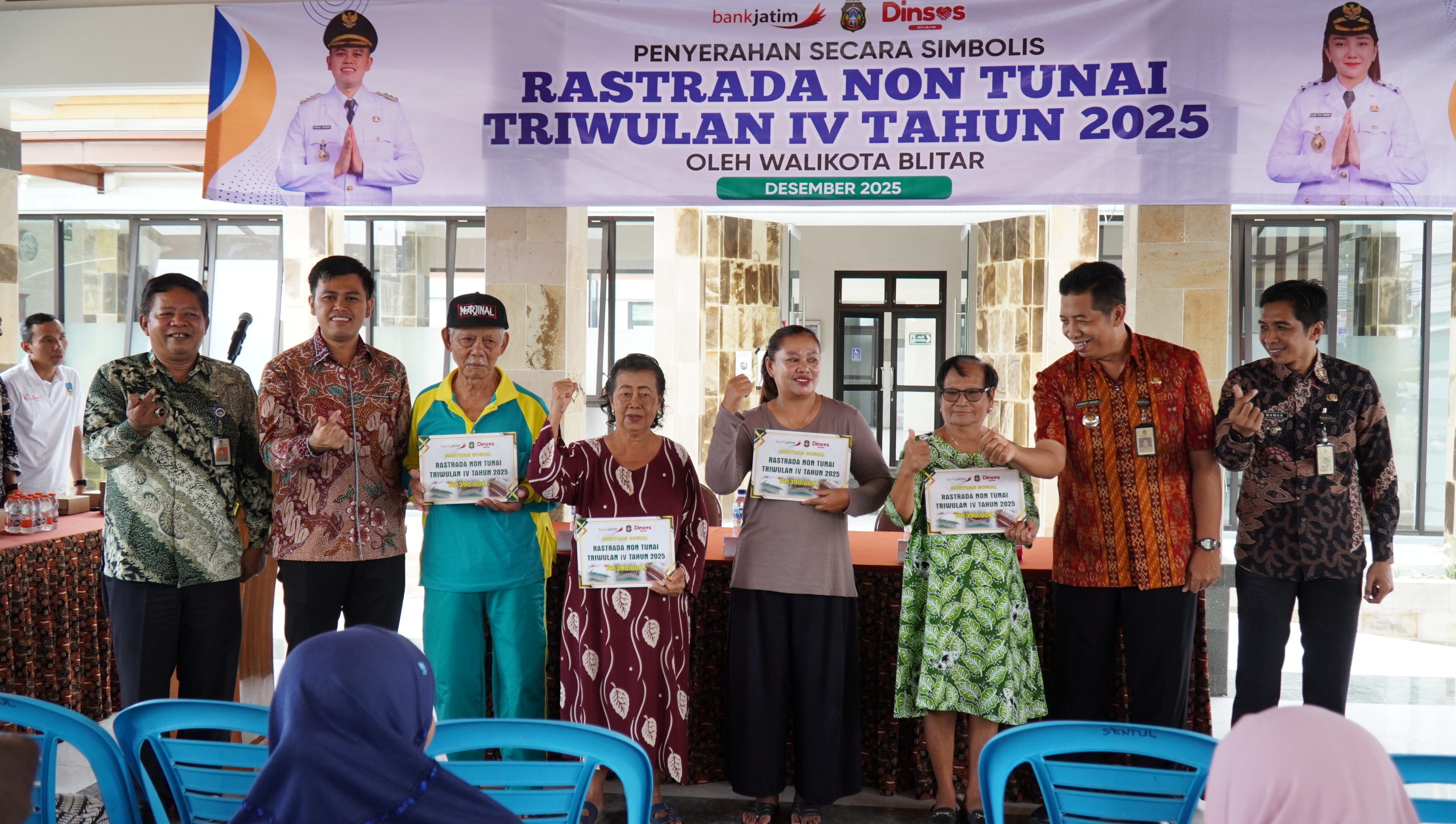 5 Desember 2025 - Penyerahan RASTRADA Tahap IV di Kel.Sananwetan, Kel.Sentul, Kel.Tlumpu