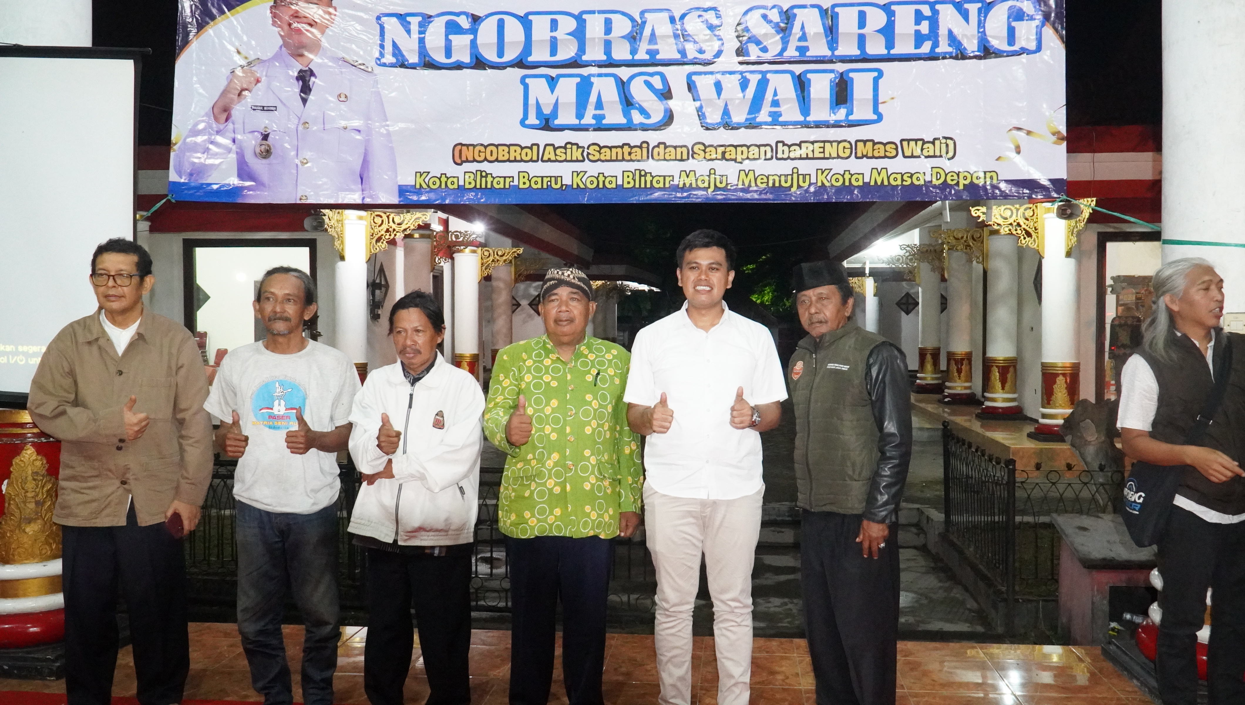 9 November 2025 - Ngobras Sareng  MAS WALI dengan Pelaku Seni Kota Blitar di Anjungan PIPP