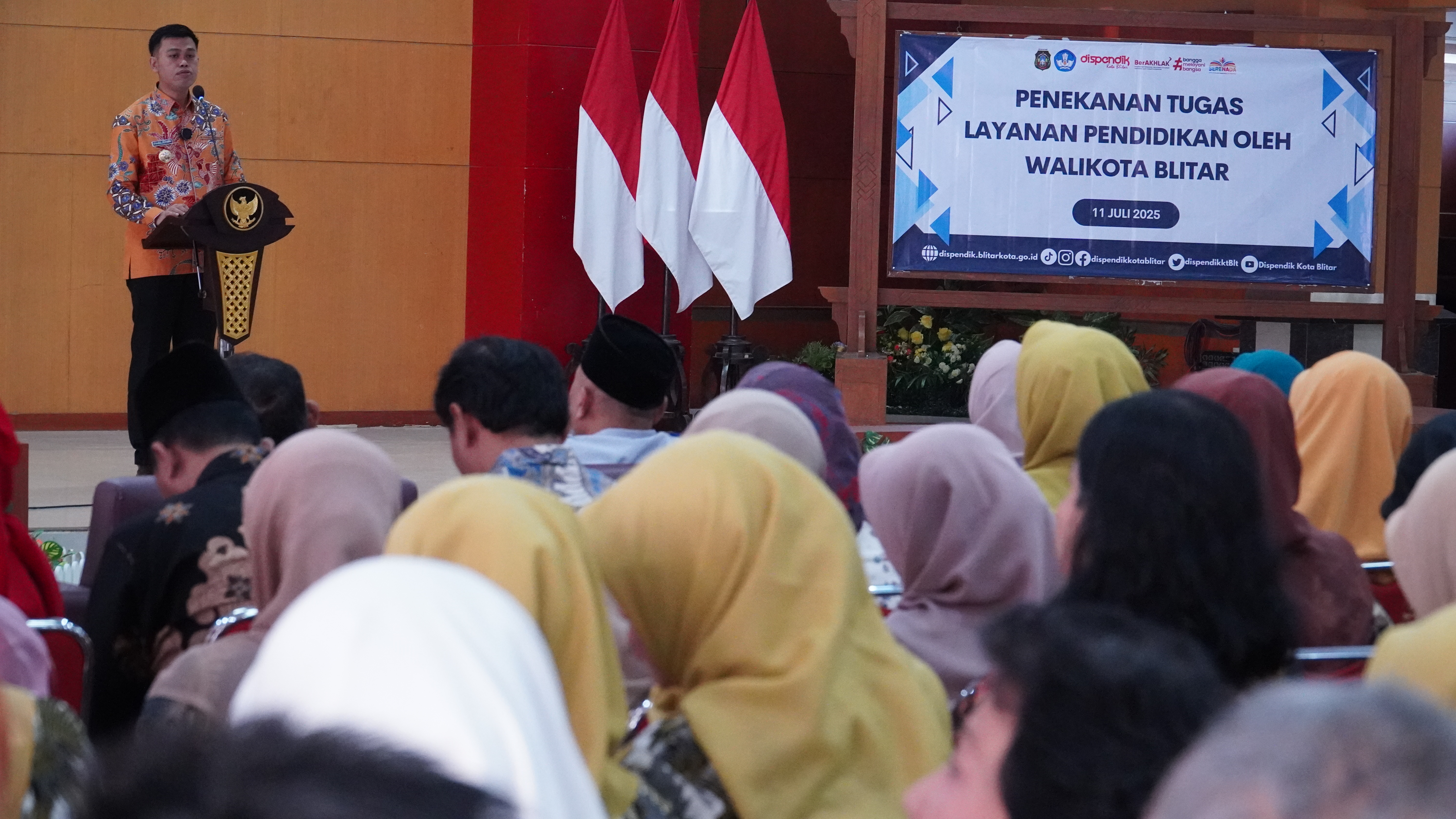 11 Juli 2025-Penekanan Tugas Layanan Pendidikan oleh Walikota Blitar