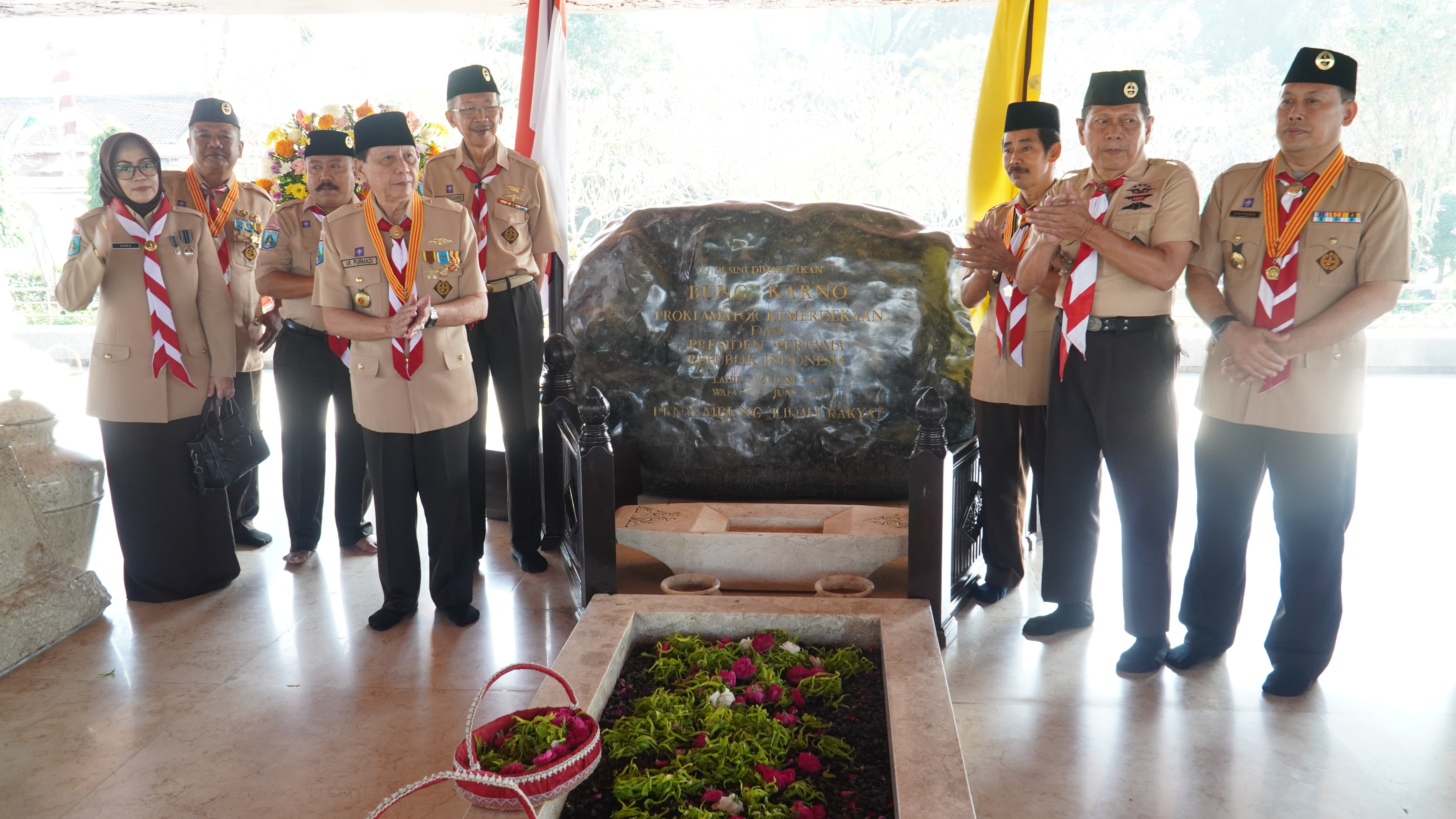 7 Agustus 2025-Ziarah Makam Bung Karno Peringatan Hari Pramuka Ke-64