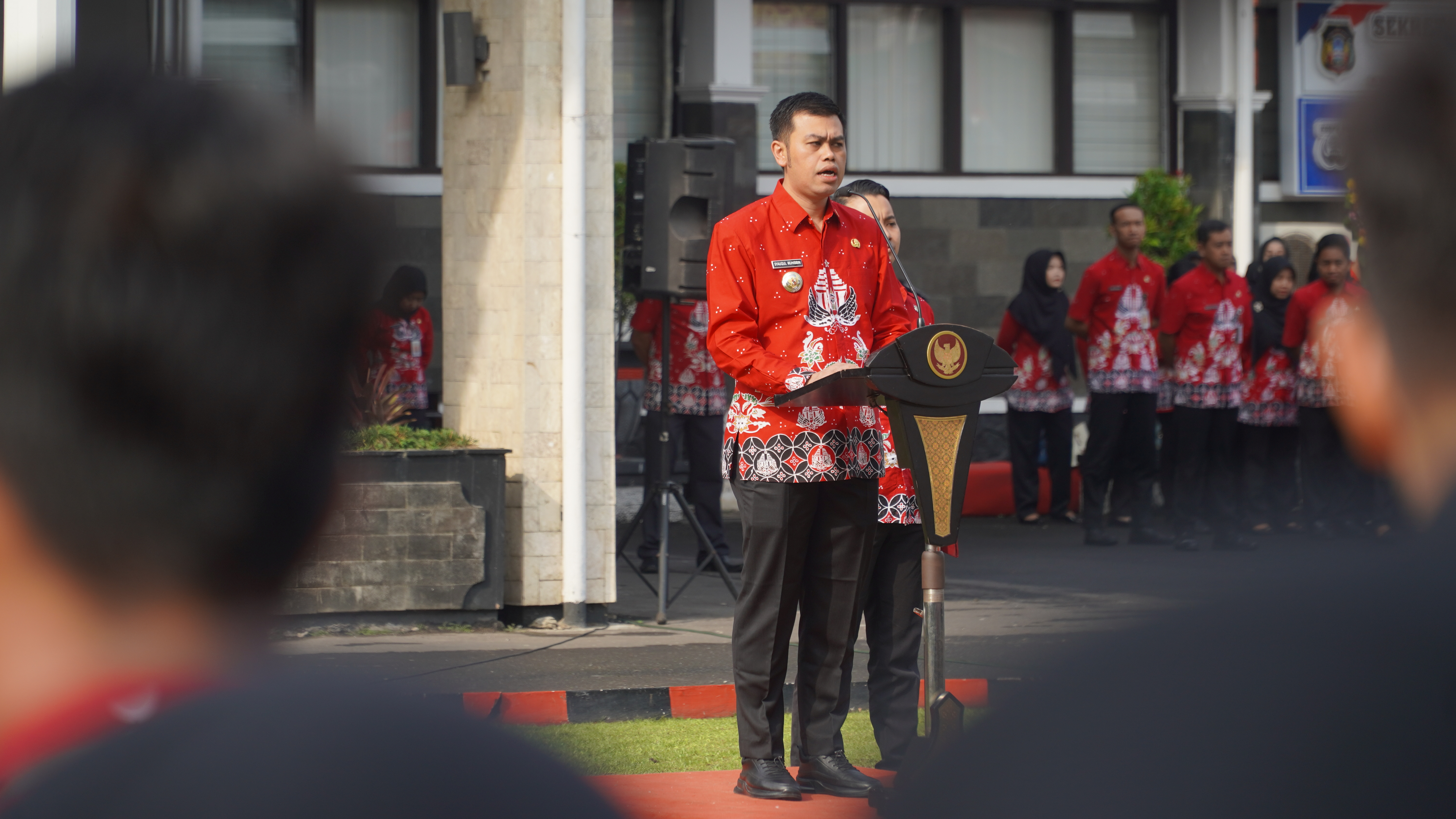 27 Maret 2025 - Apel Gabungan ASN PEMKOT BLITAR (Bakesbangpol)