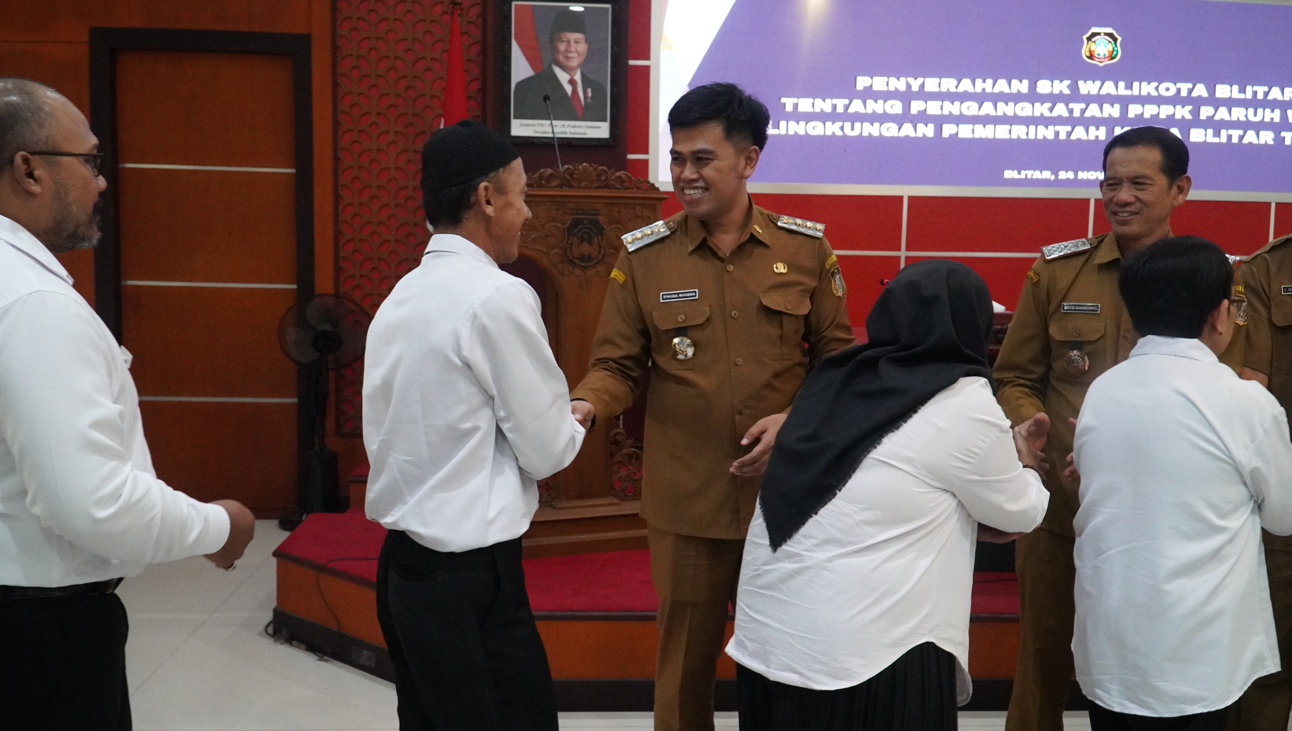 24 November 2025- Penyerahan SK Penganglkatan PPPK PARUH WAKTU TA 2025