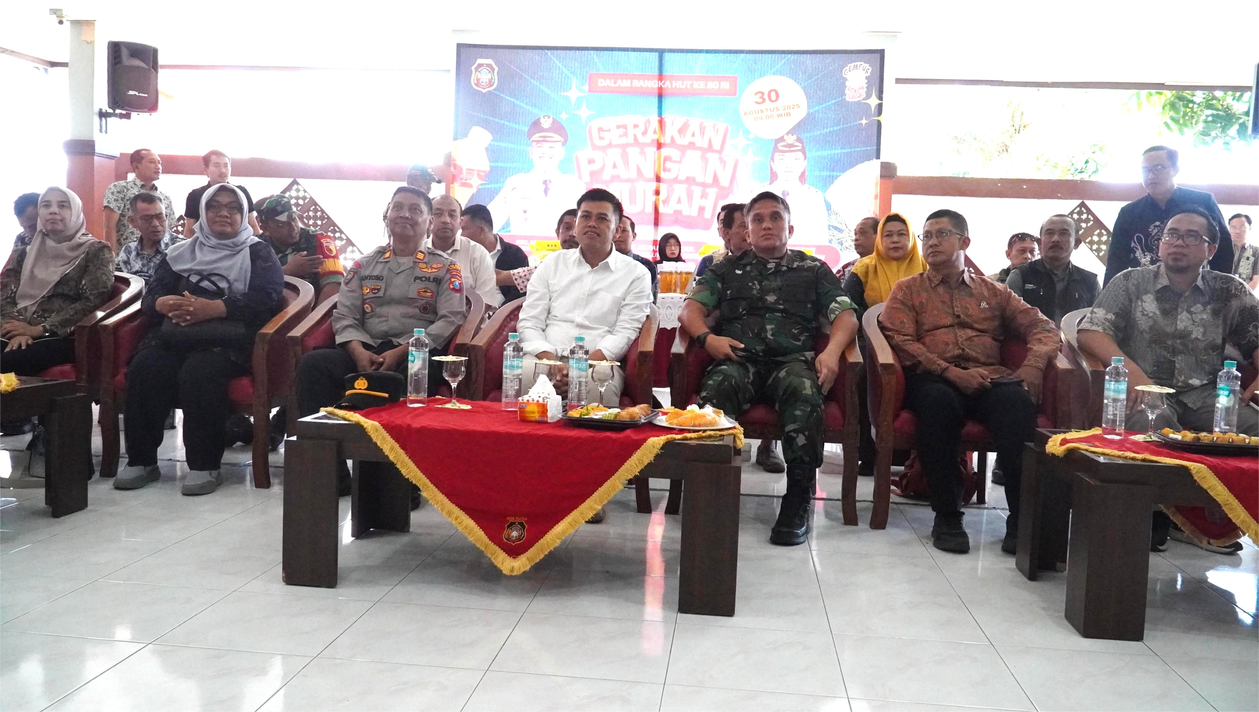 30 Agustus 2025-Zoom Meeting Gerakan PanganMurah (GPM) Serentak di 7.285 Kec.Seluruh Indonesia di Balai Kec.SUKOREJO