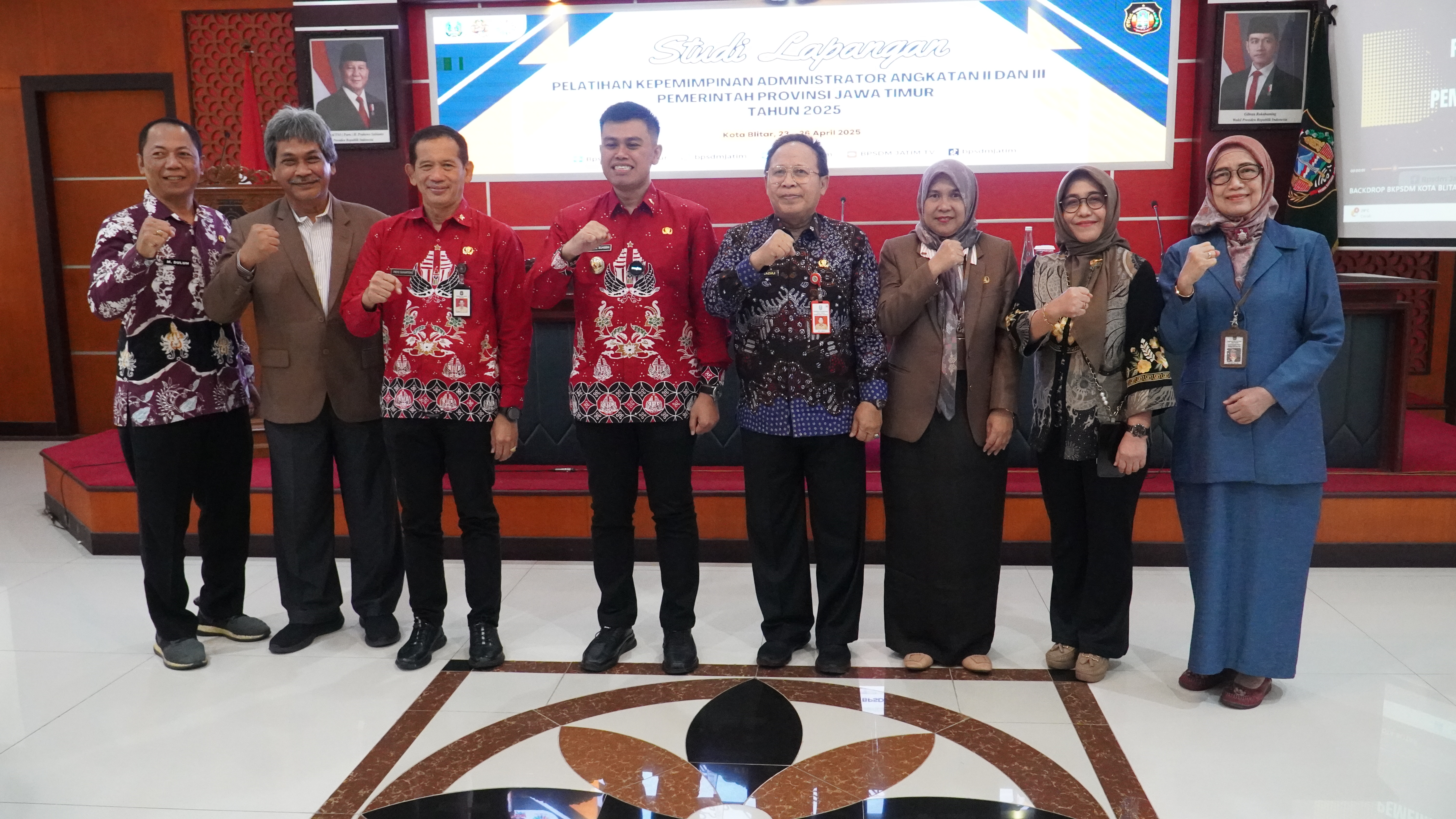 24 April 2025 - Penerimaan Studi Lapangan Pelatihan Kepemimpinan Administrator  (PKA) Angkatan II &amp;amp; III Tahun 2025 di Ruang Sasana Praja