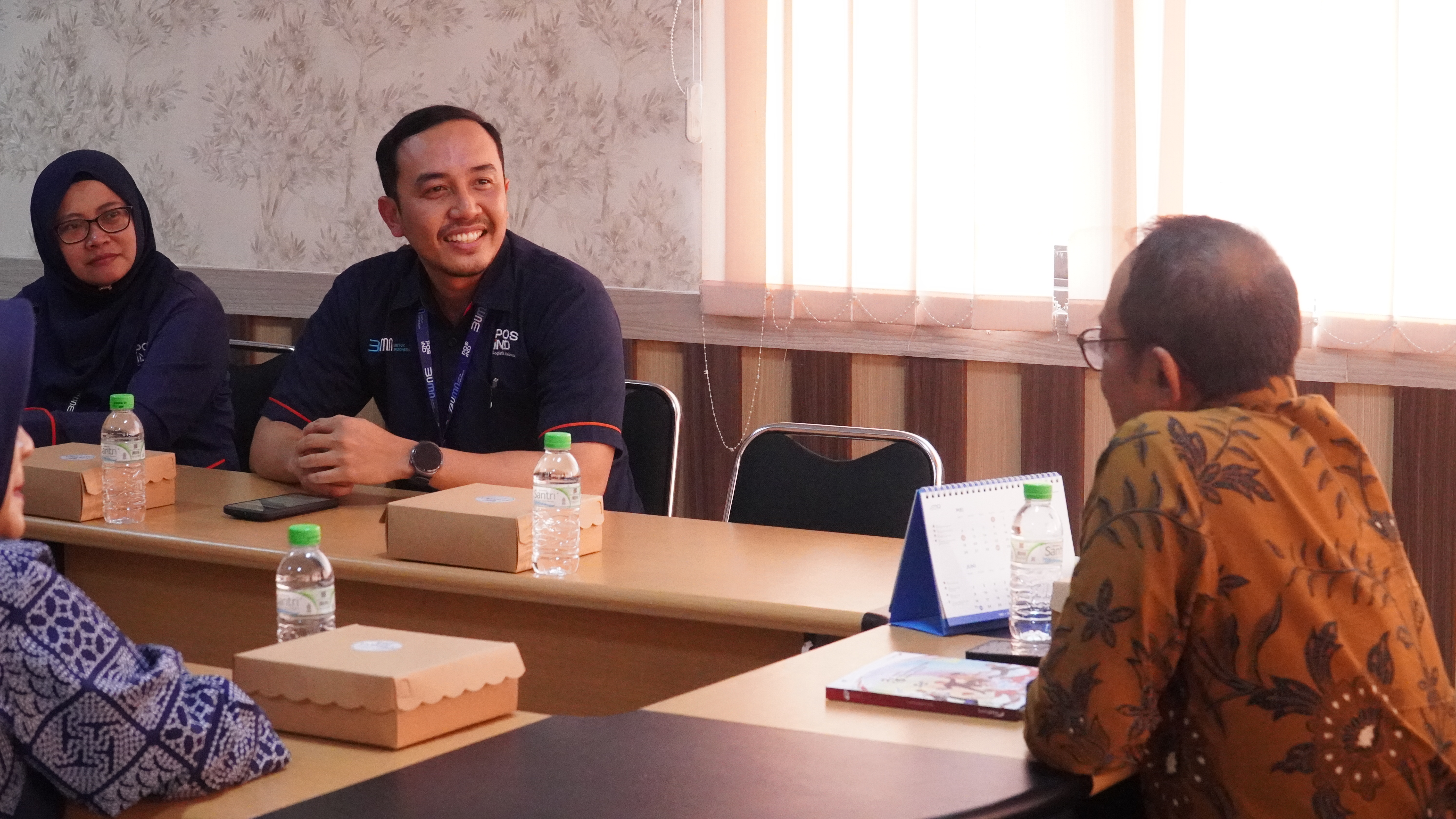 21 Mei 2025 - Audensi PT POS Indonesia KC Kota Blitar di Ruang Rapat Lt 2 BPKAD