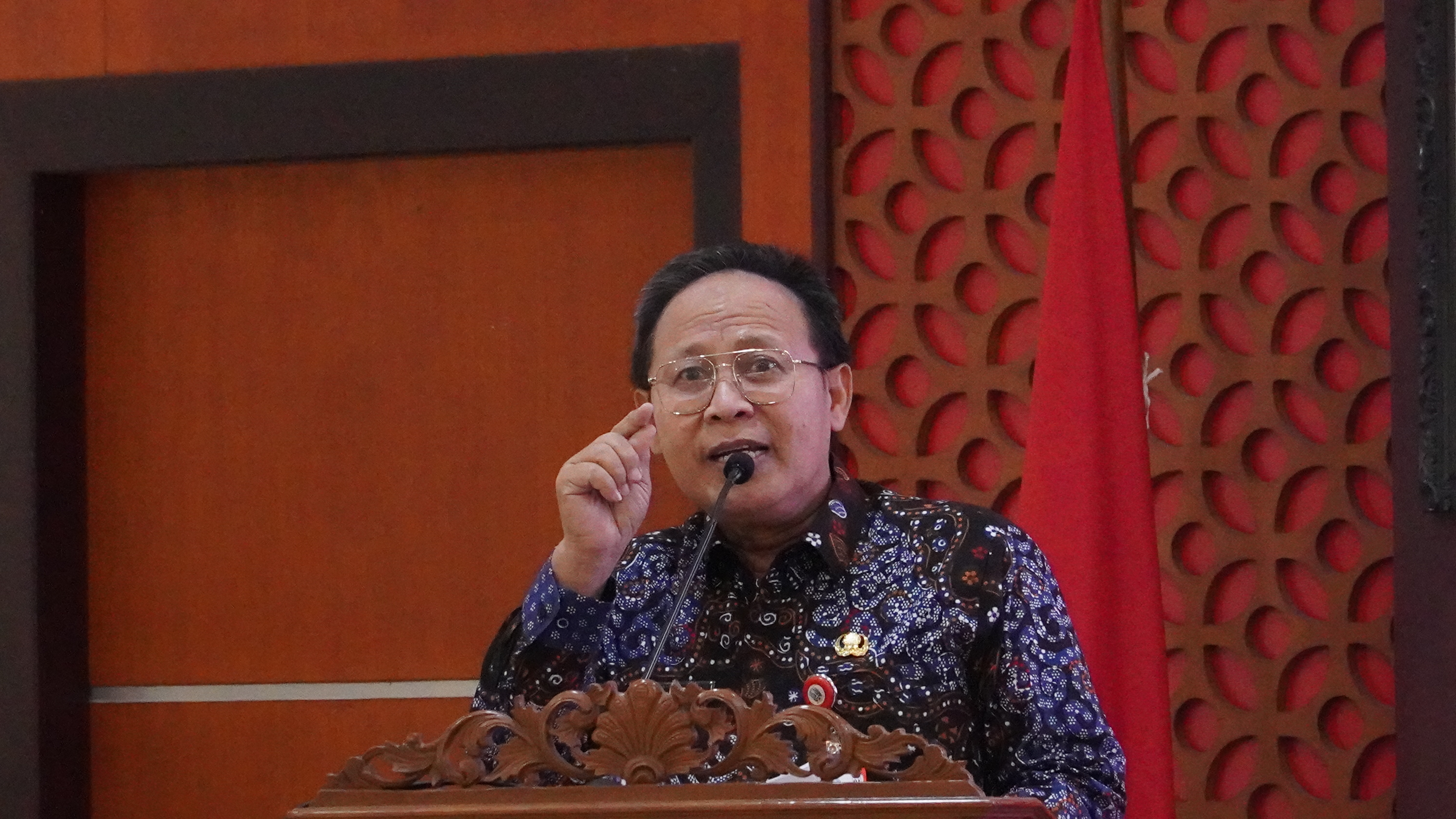 24 April 2025 - Penerimaan Studi Lapangan Pelatihan Kepemimpinan Administrator  (PKA) Angkatan II &amp;amp; III Tahun 2025 di Ruang Sasana Praja