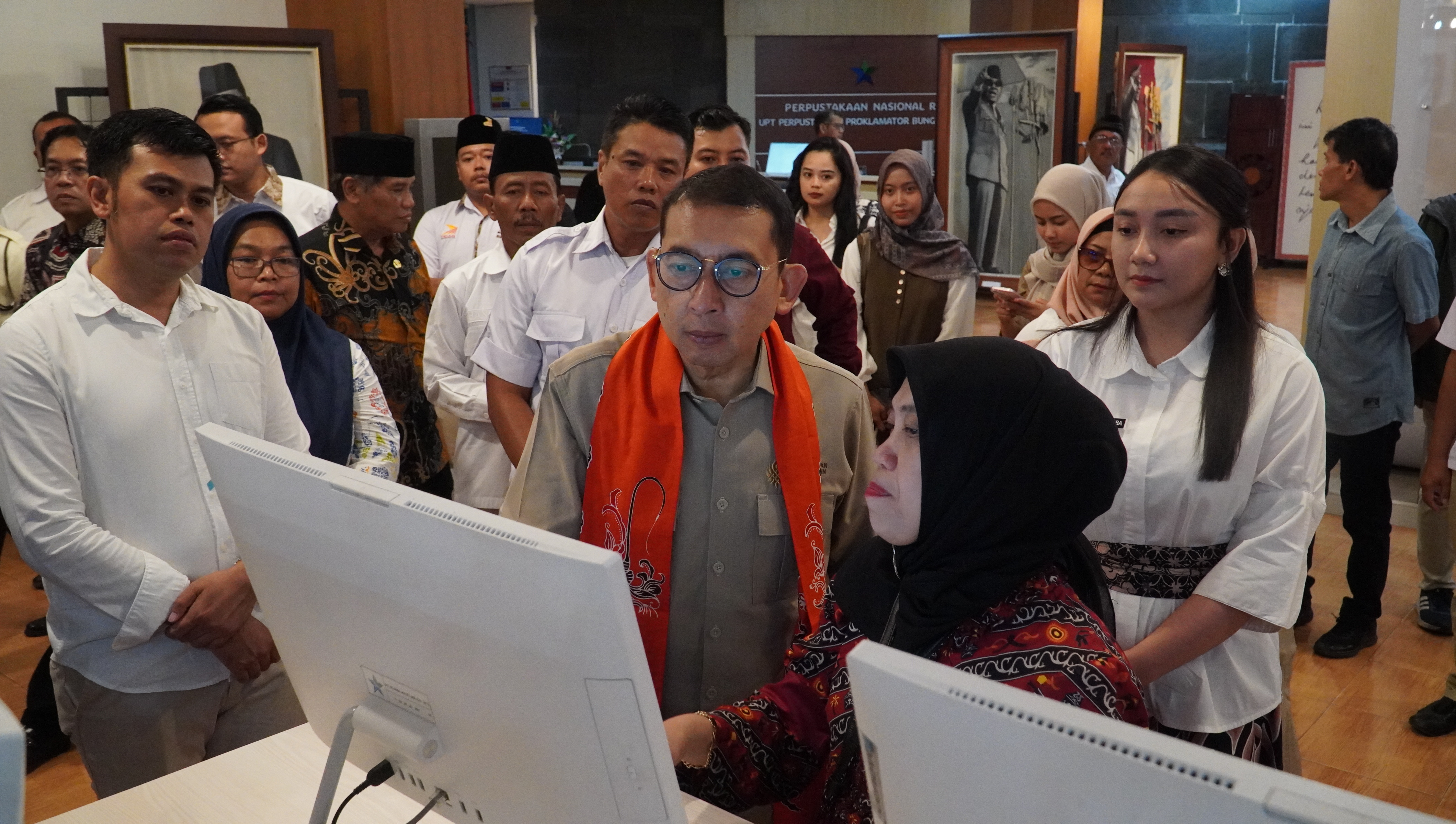 13 September 2025-Kunjungan Menteri Kebudayaan RI di Perpusnas Bung Karno