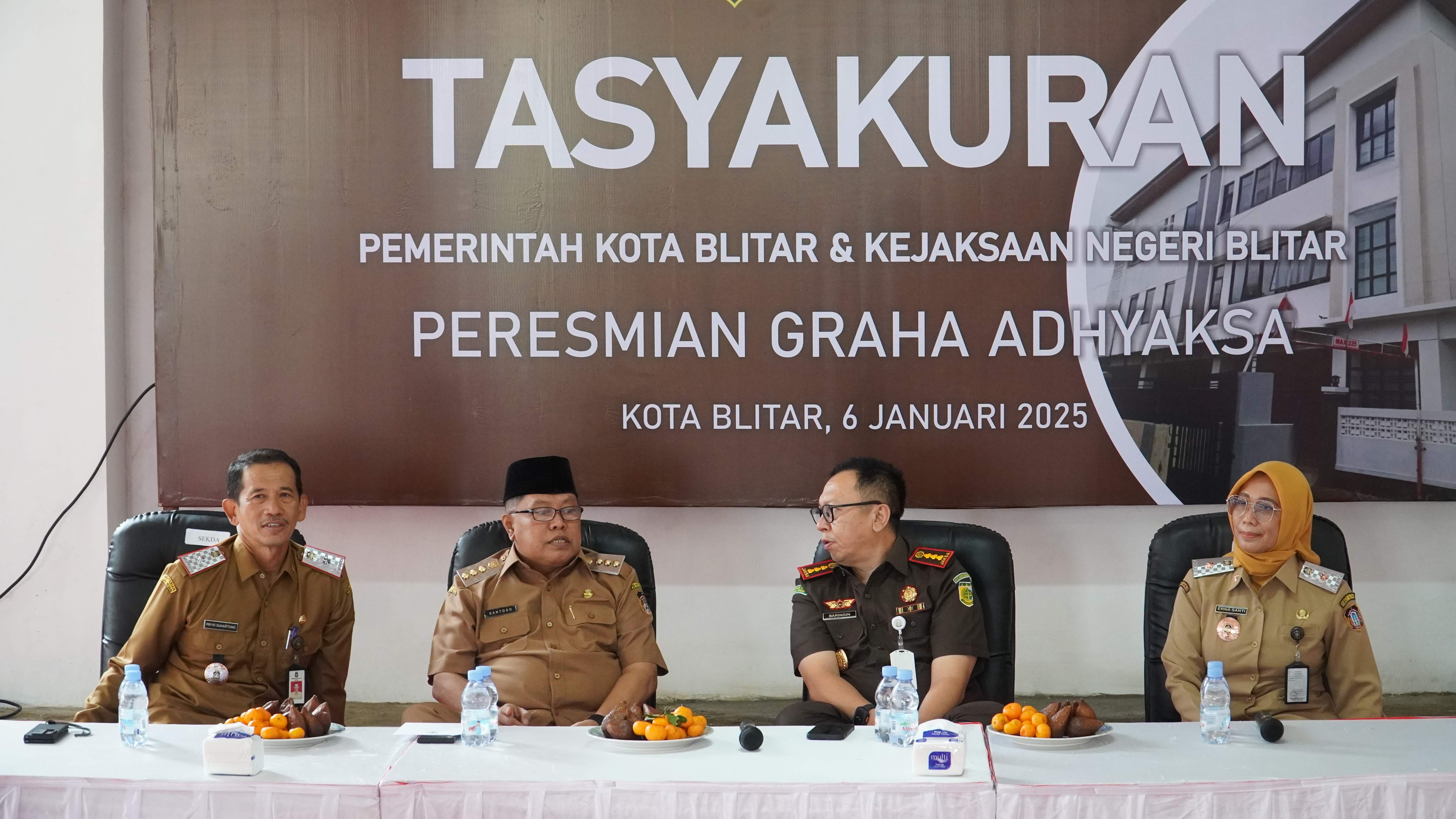 6 Januari 2025 - Tasyakuran  &amp; Doa Bersama Peresmian Gedung AsramaKejaksaan Negeri Kota Blitar di Jl. A Yani Gg III Kelurahan Sananwetan